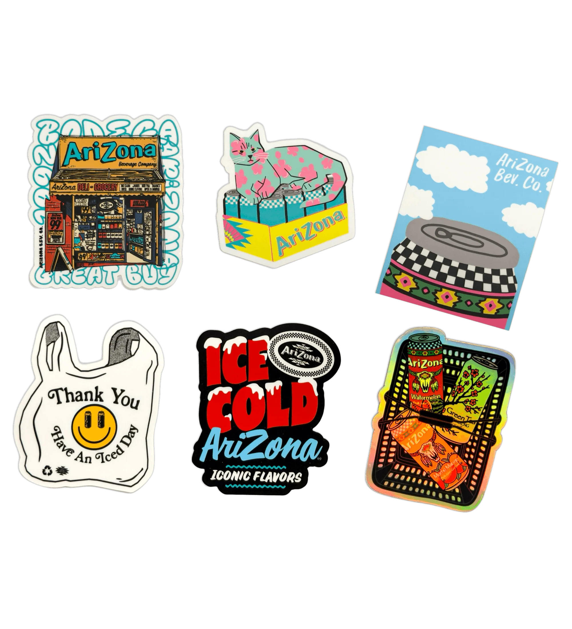6-Piece Bodega Sticker Set