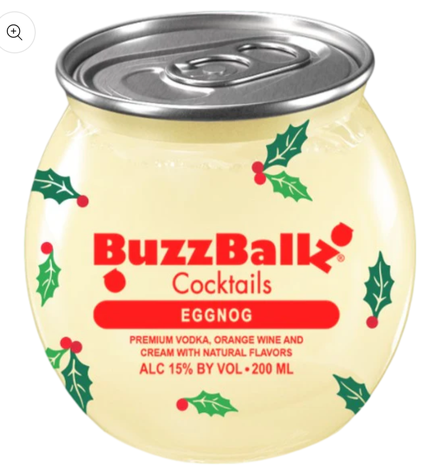 Buzzballz Cocktails Eggnog image