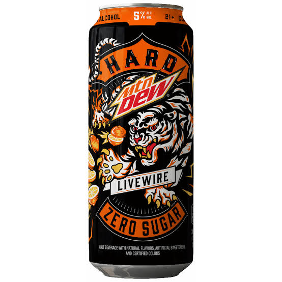 Hard Mountain Dew Livewire 24oz Can product image