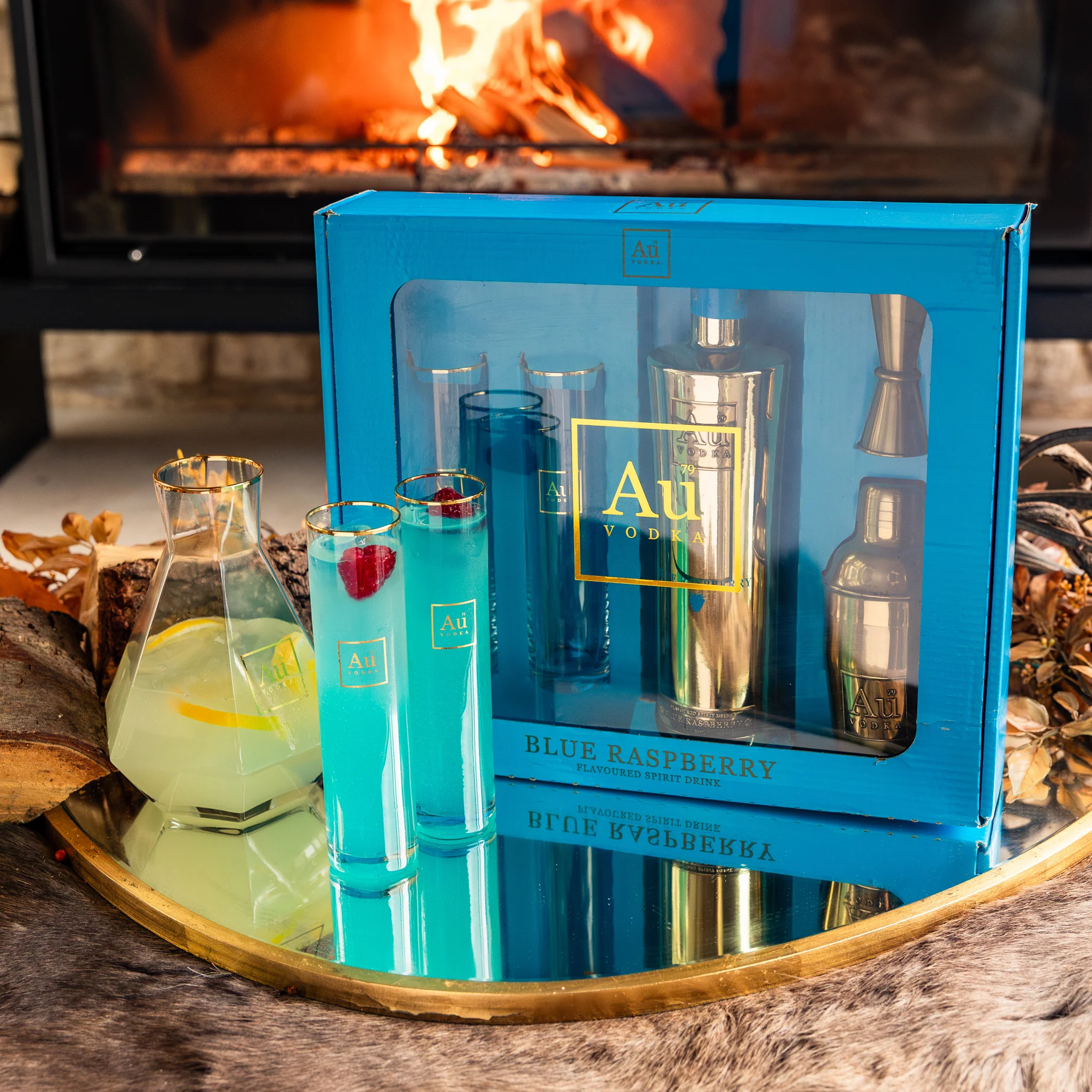 Au Blue Raspberry Cocktail Gift set