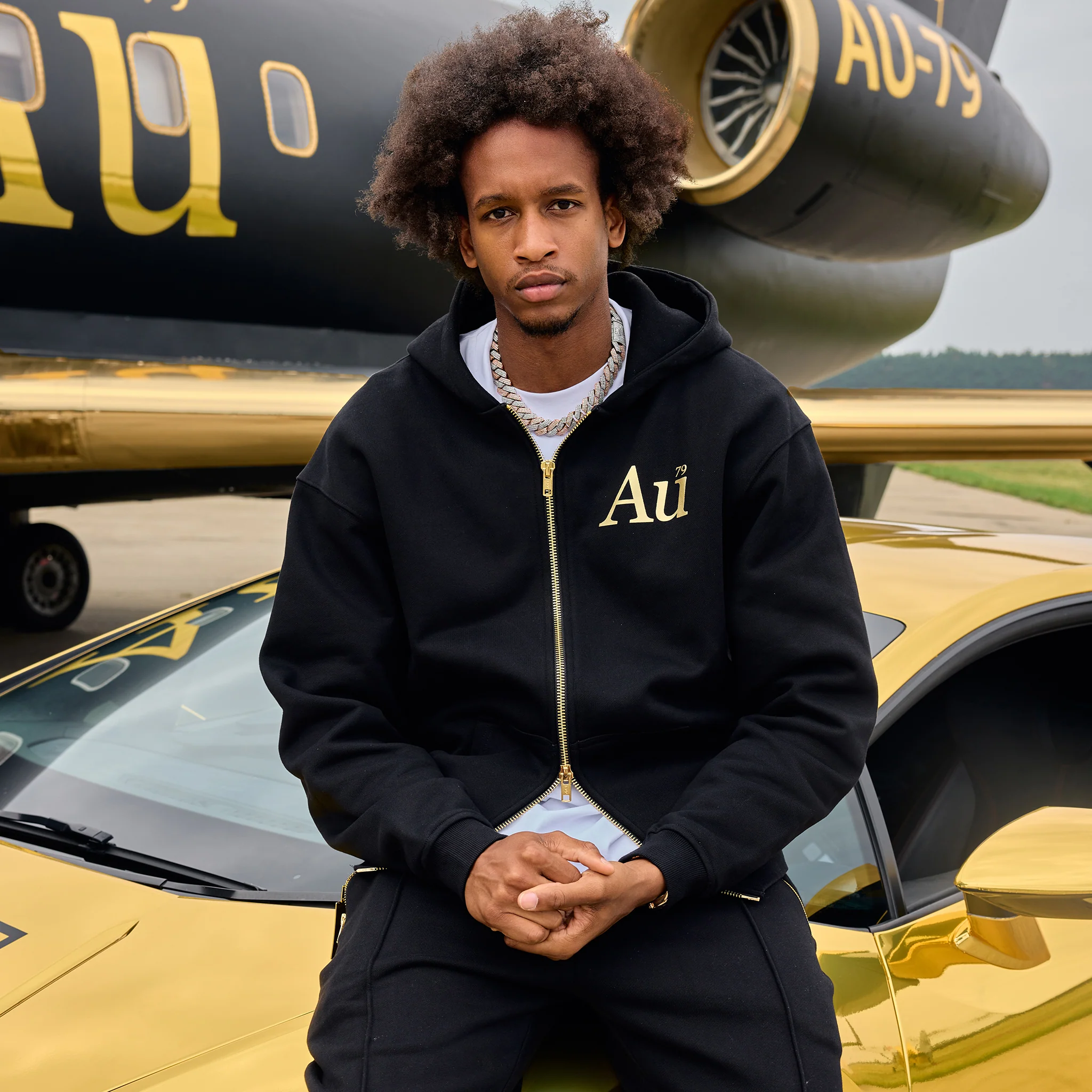 Au Signature Zip Hoodie
