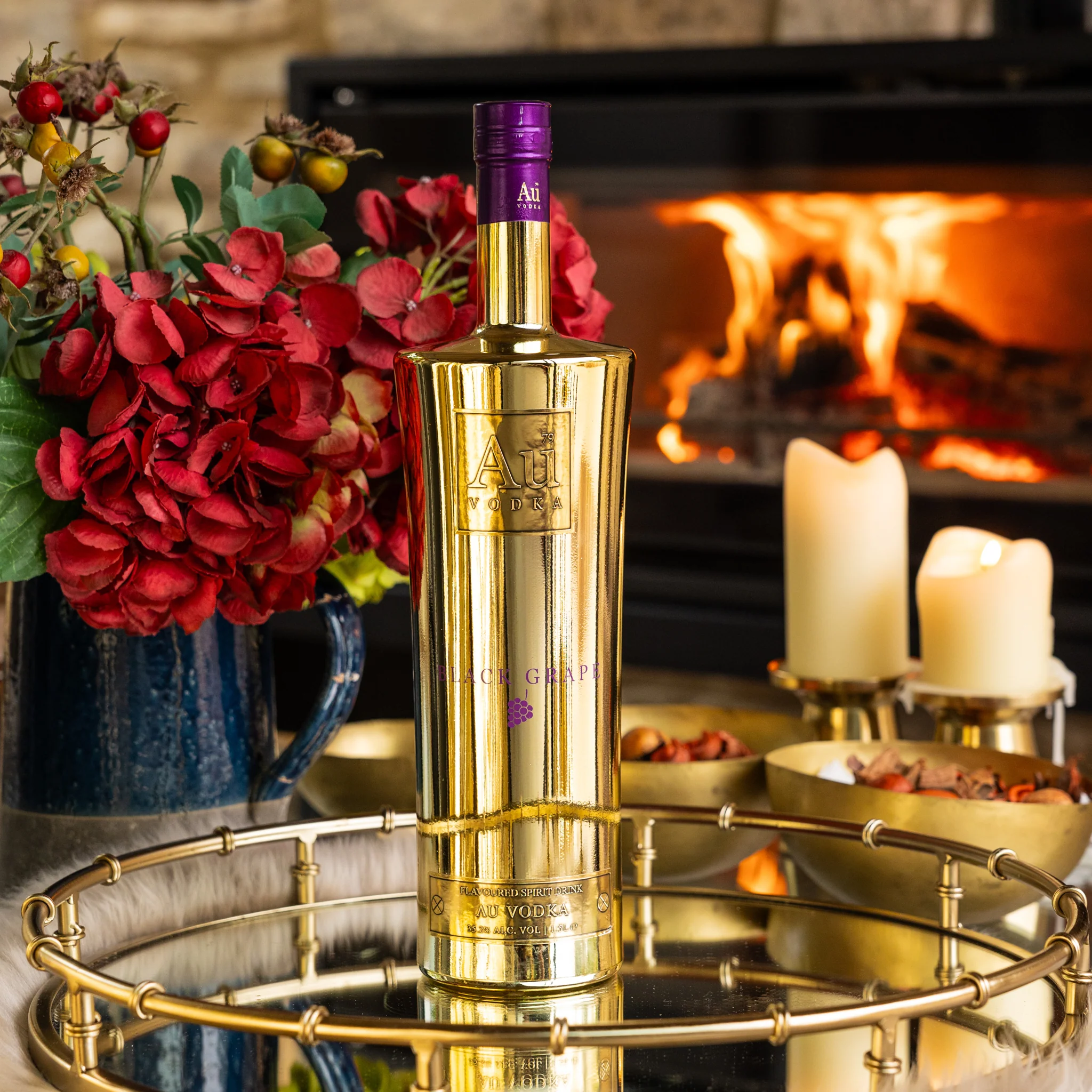 Au Vodka Black Grape 1.5L Magnum