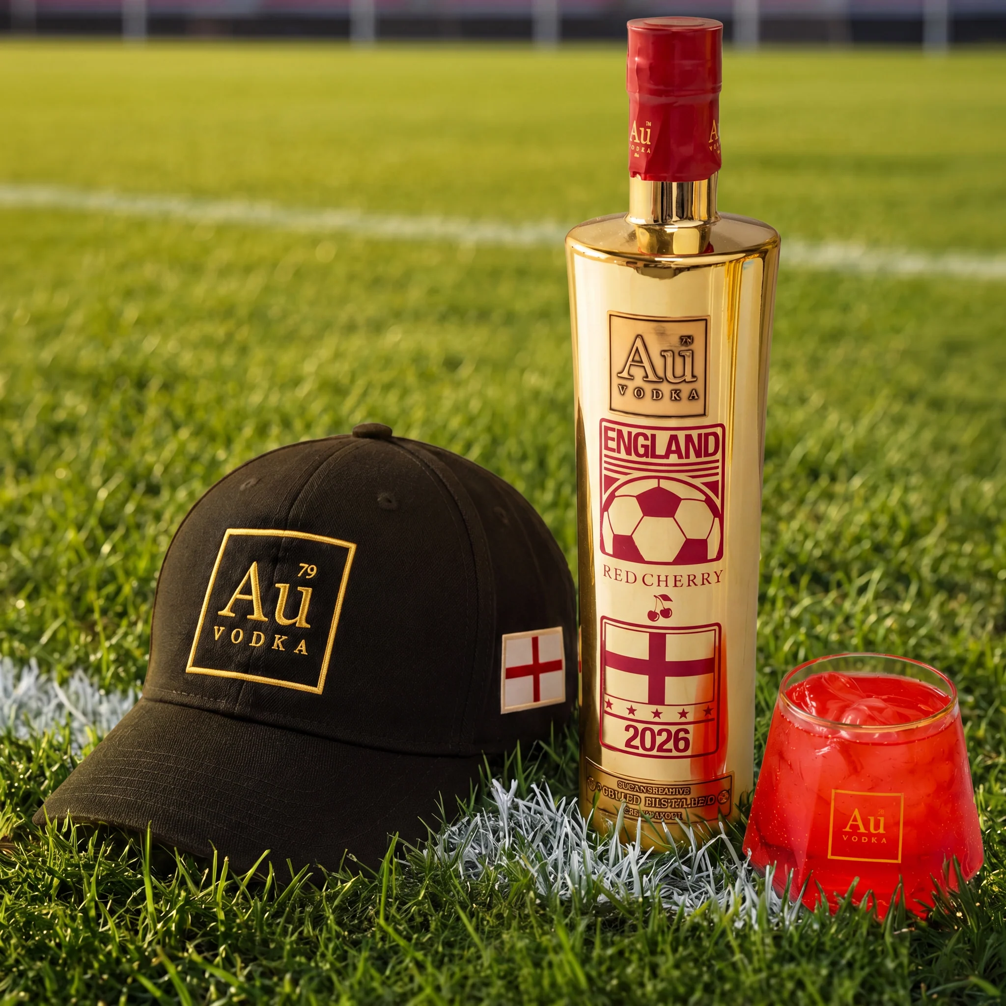 Au Vodka England Football Edition & FREE England Cap