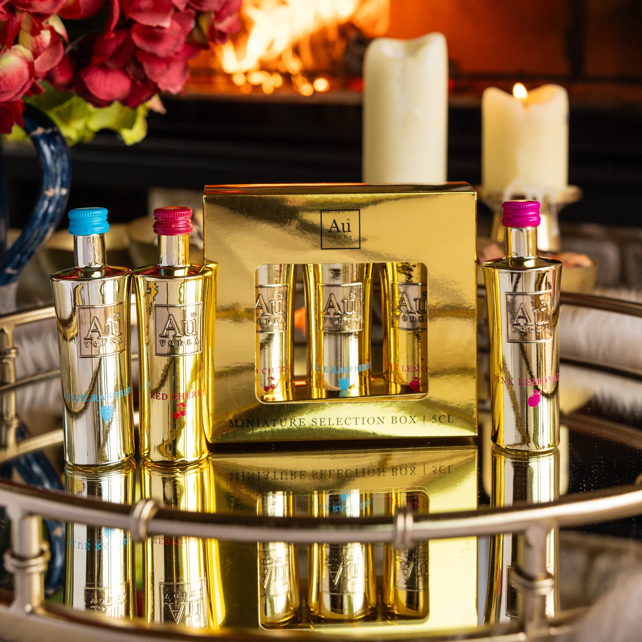 Au Vodka Gold 3 Miniature Selection Pack