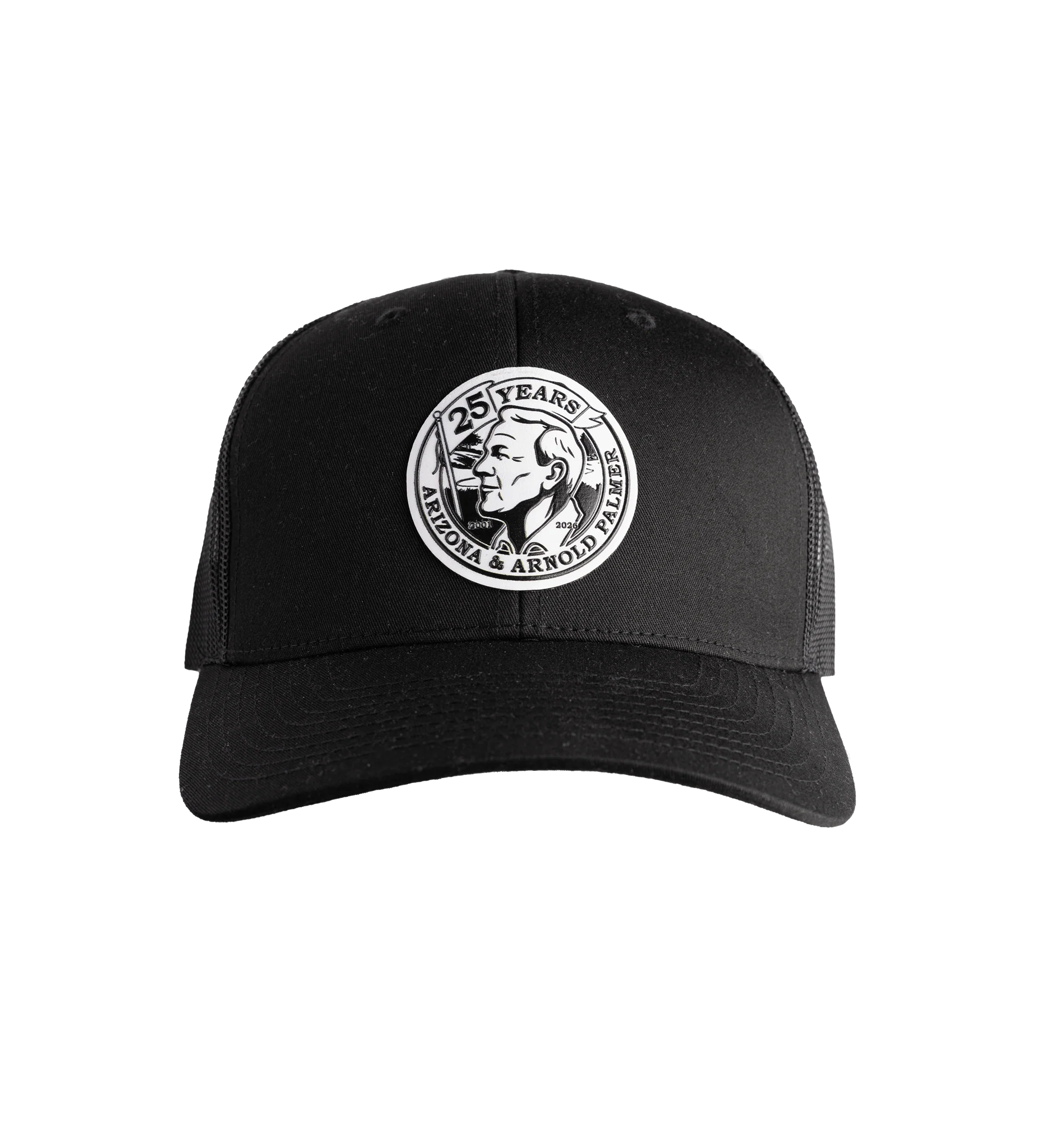 Black AP 25 Snapback Trucker Hat