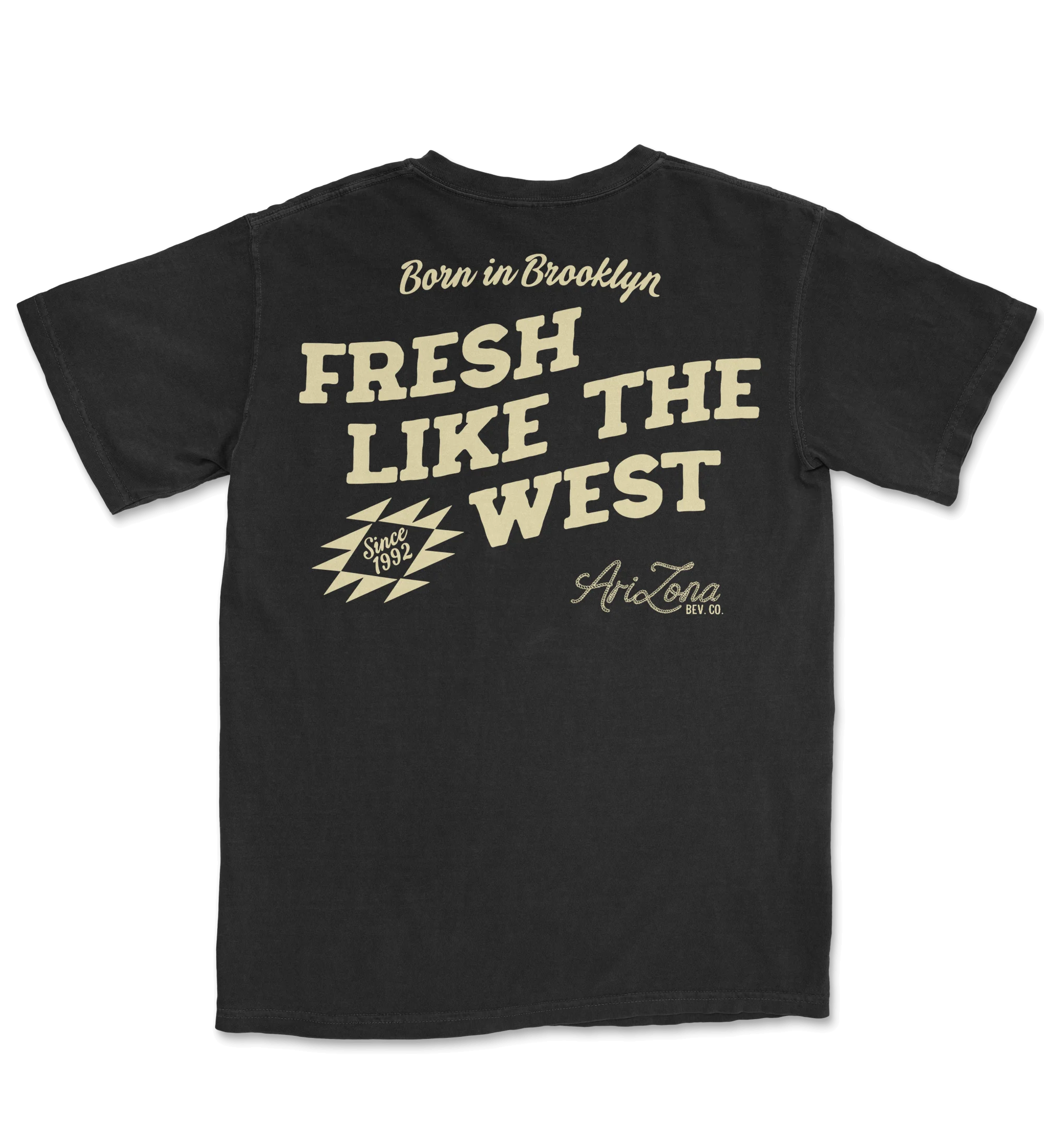 Black Fresh Like the West Cotton T-Shirt product image