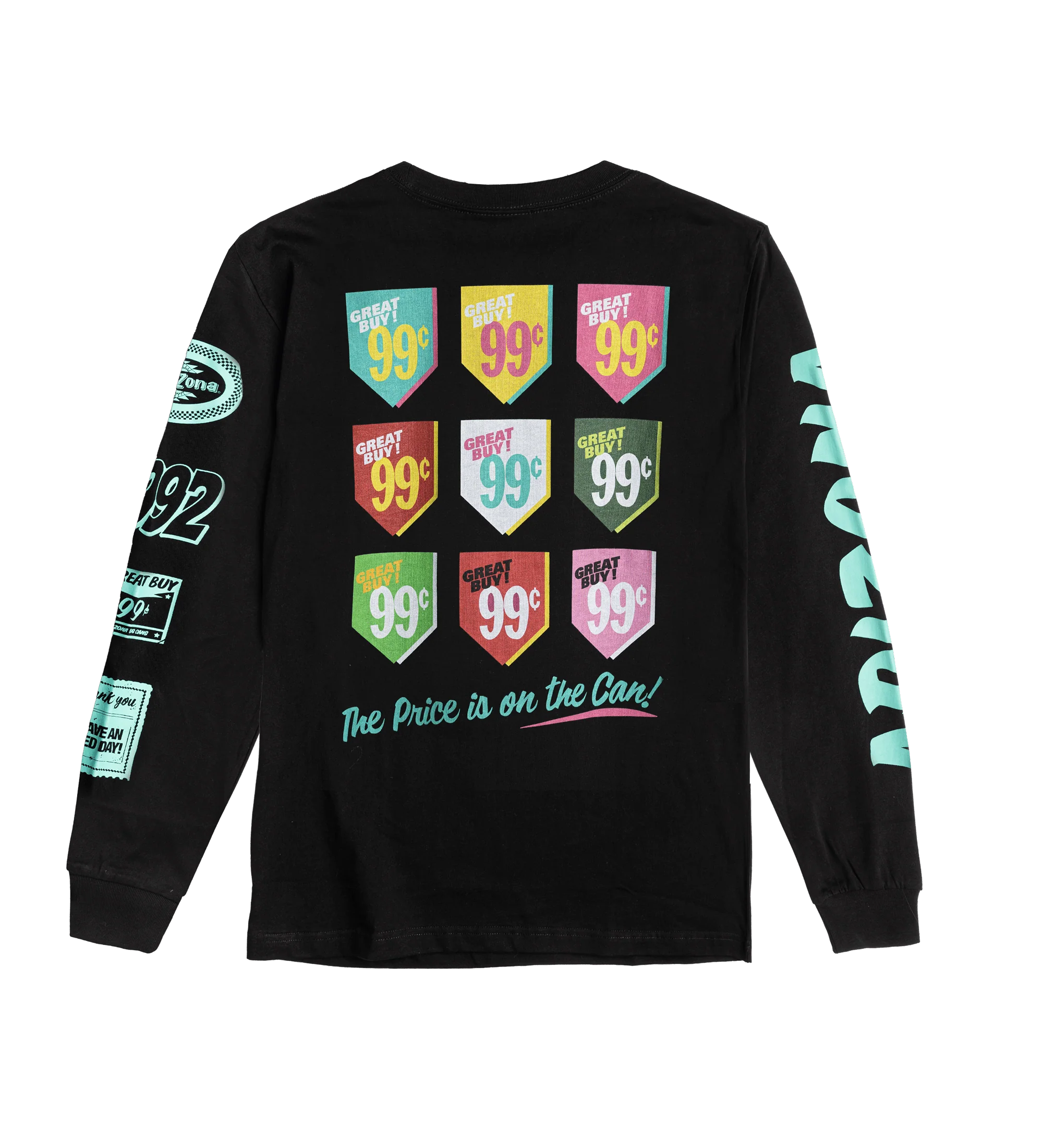Black Great Buy 99 Cotton Long-Sleeve T-Shirt