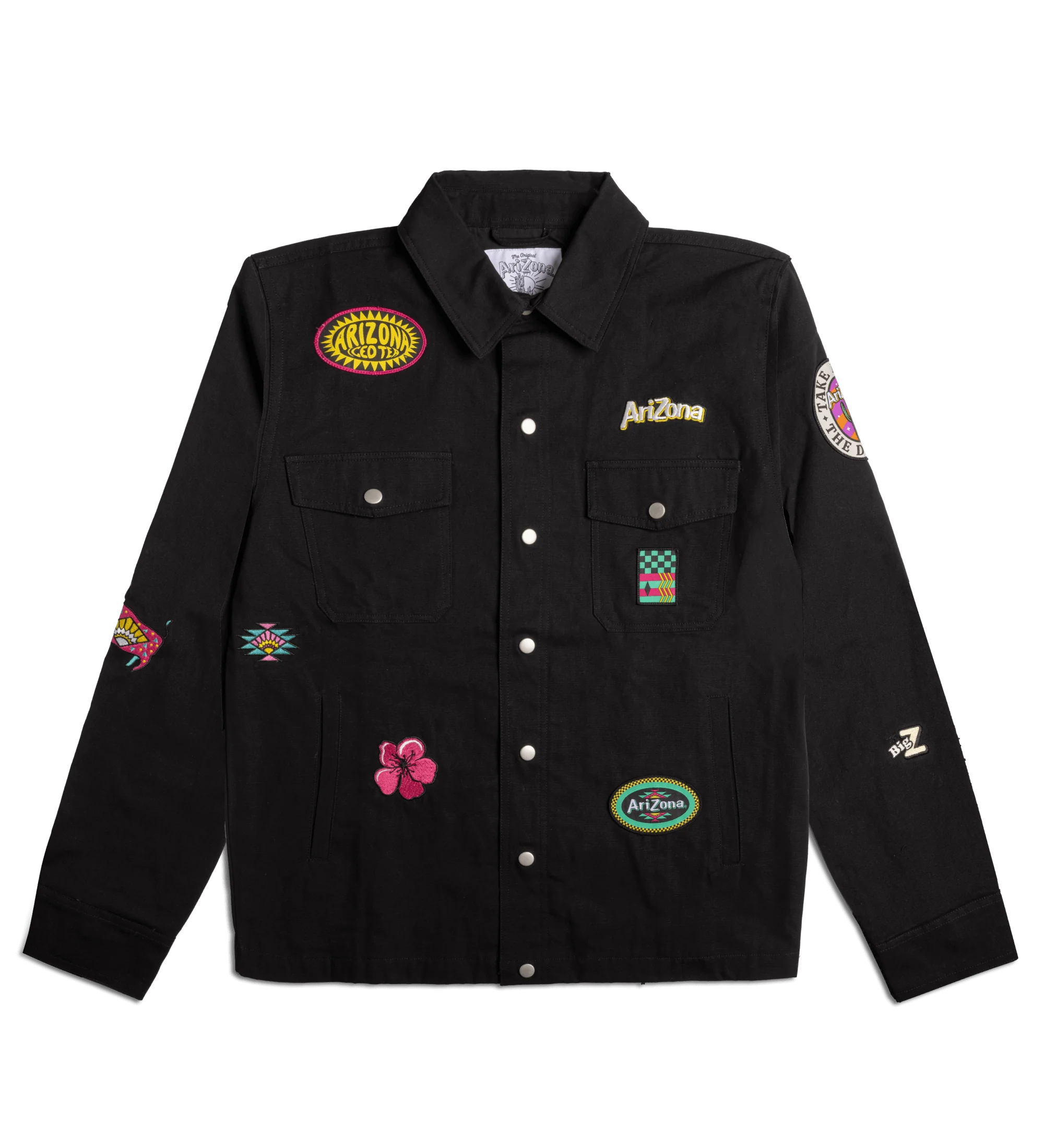 Black Patch Workwear Shirt