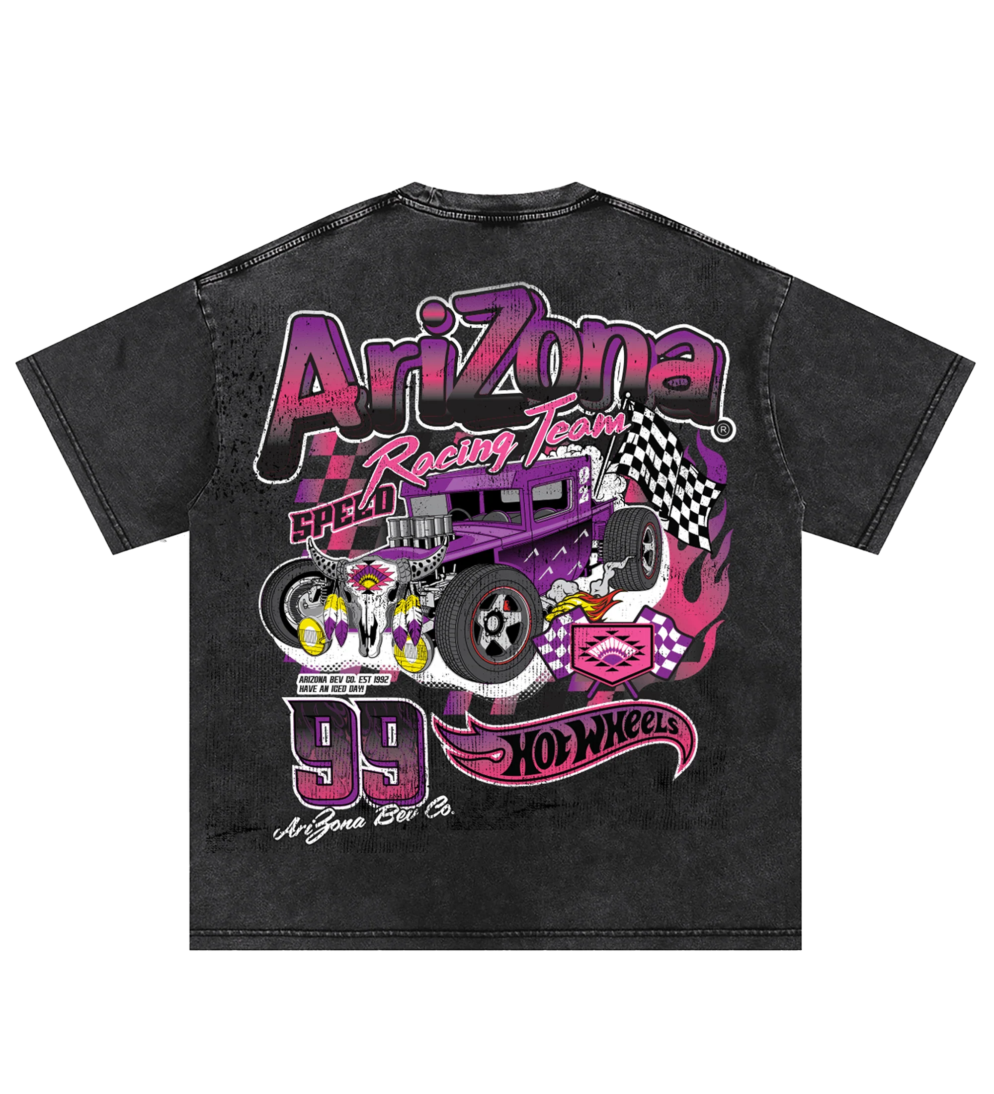 Black & Purple Race Car T-Shirt