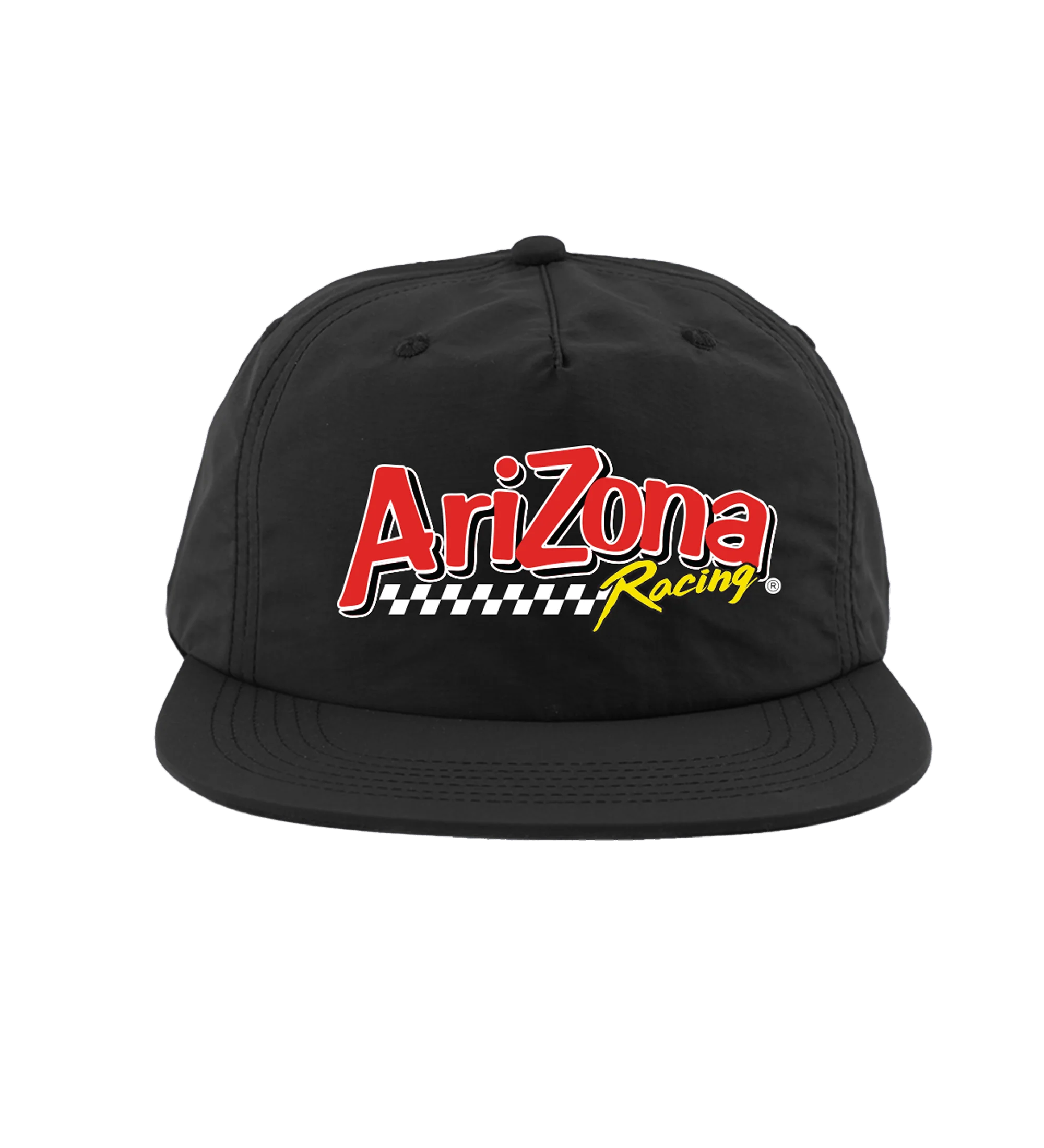 Black & Red Racing Snapback Hat