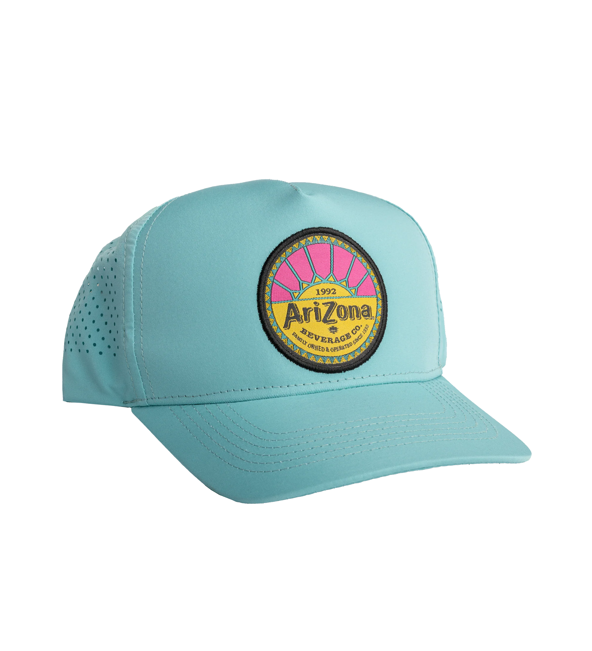 Blue Sunburst Snapback Hat