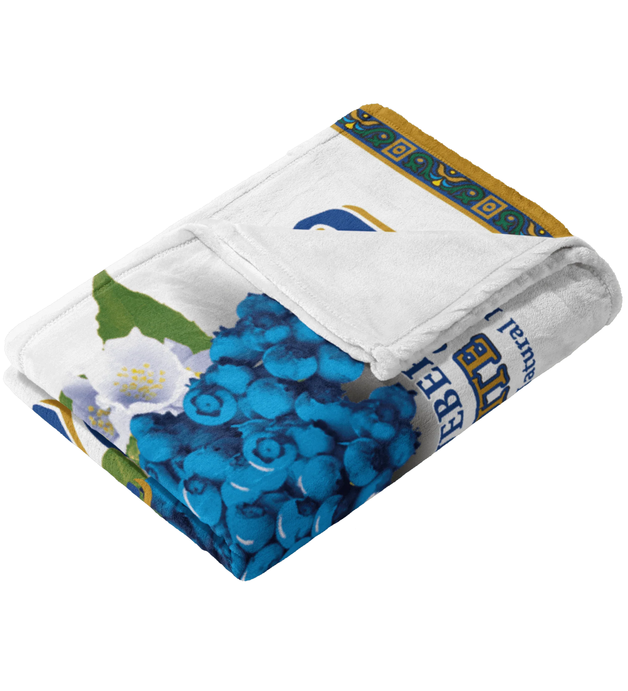 Blueberry White Tea Throw Blanket product image
