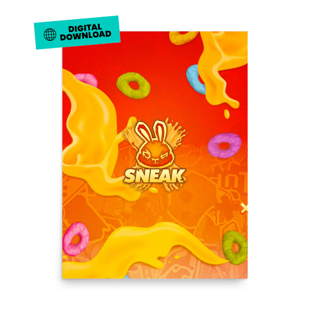 Breakfast Orange Poster Digital Download