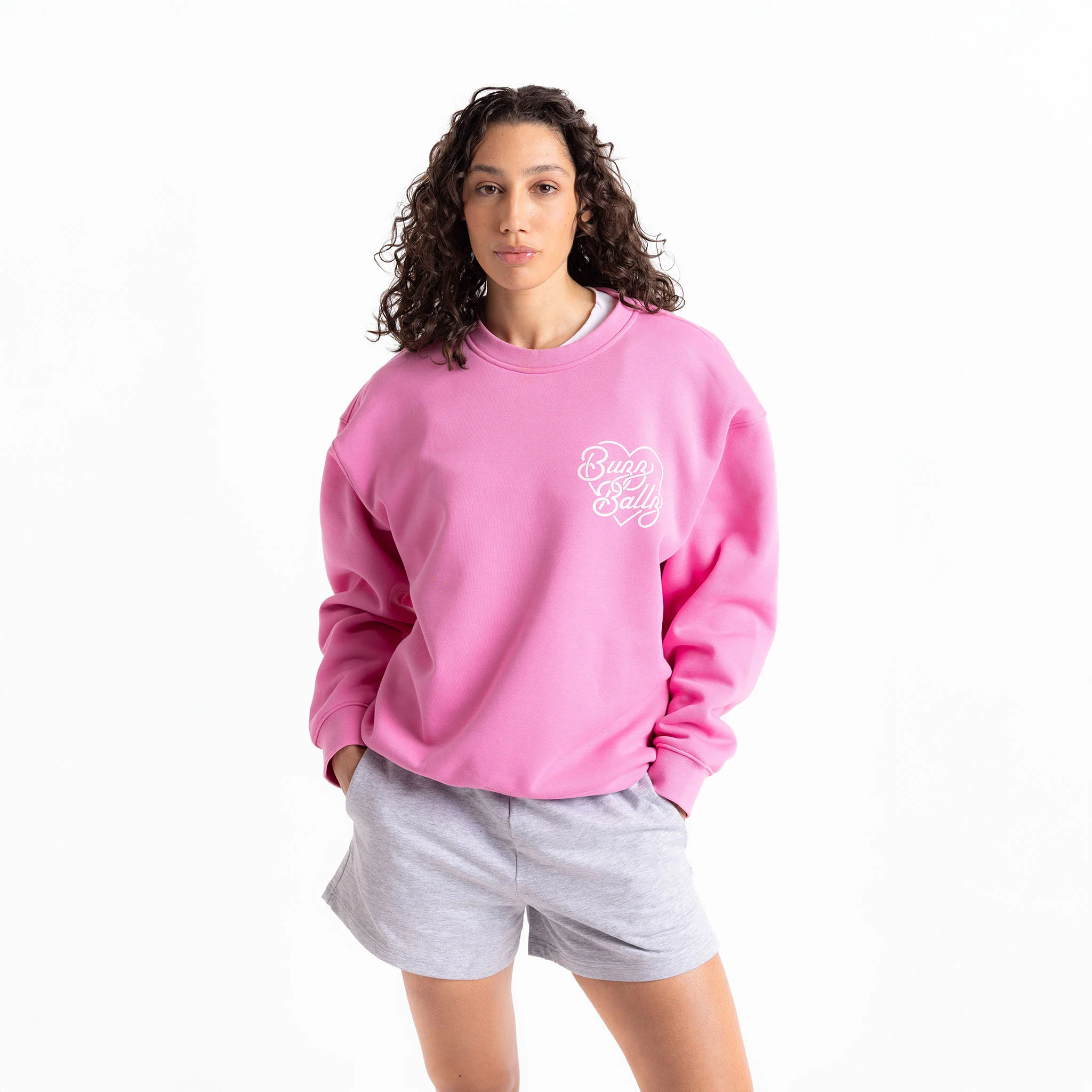 BuzzBallz Pink Lounge Crewneck image