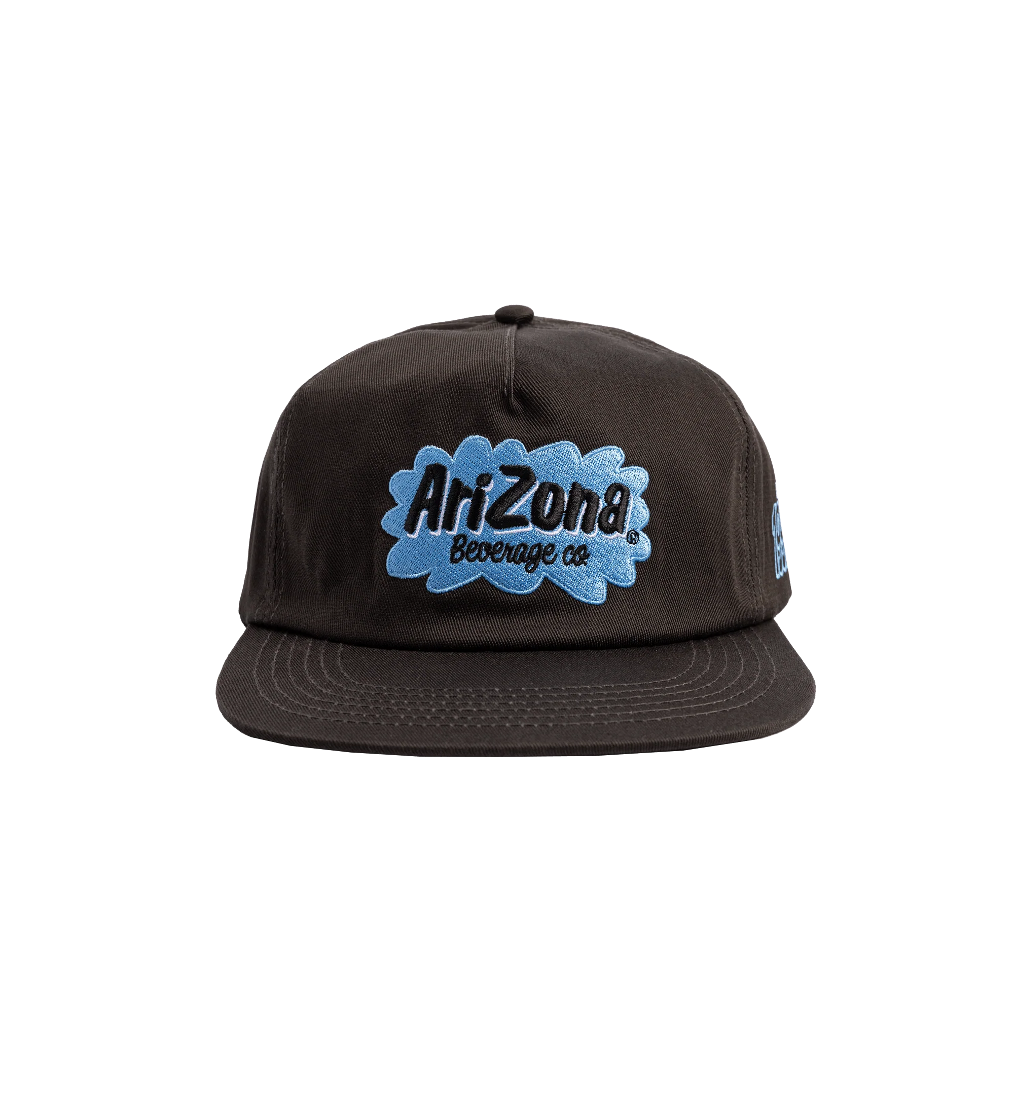 Charcoal & Blue Cloud Snapback Hat