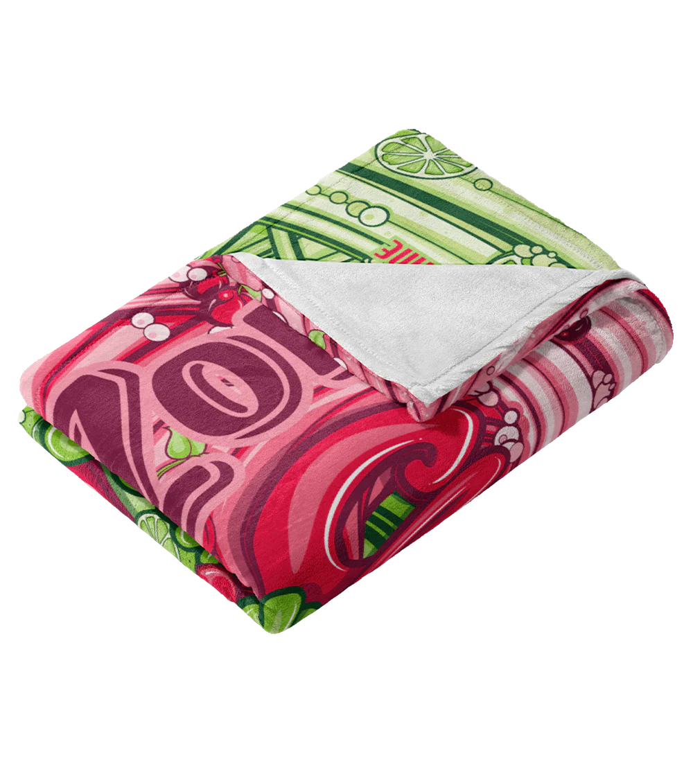 Cherry Lime Rickey Throw Blanket product image