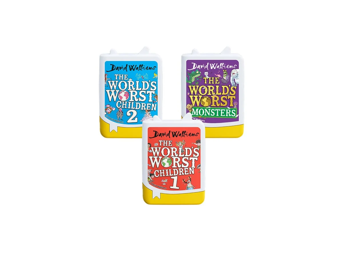 David Walliams "The Worlds Worst" Book Tonies - Set of 3