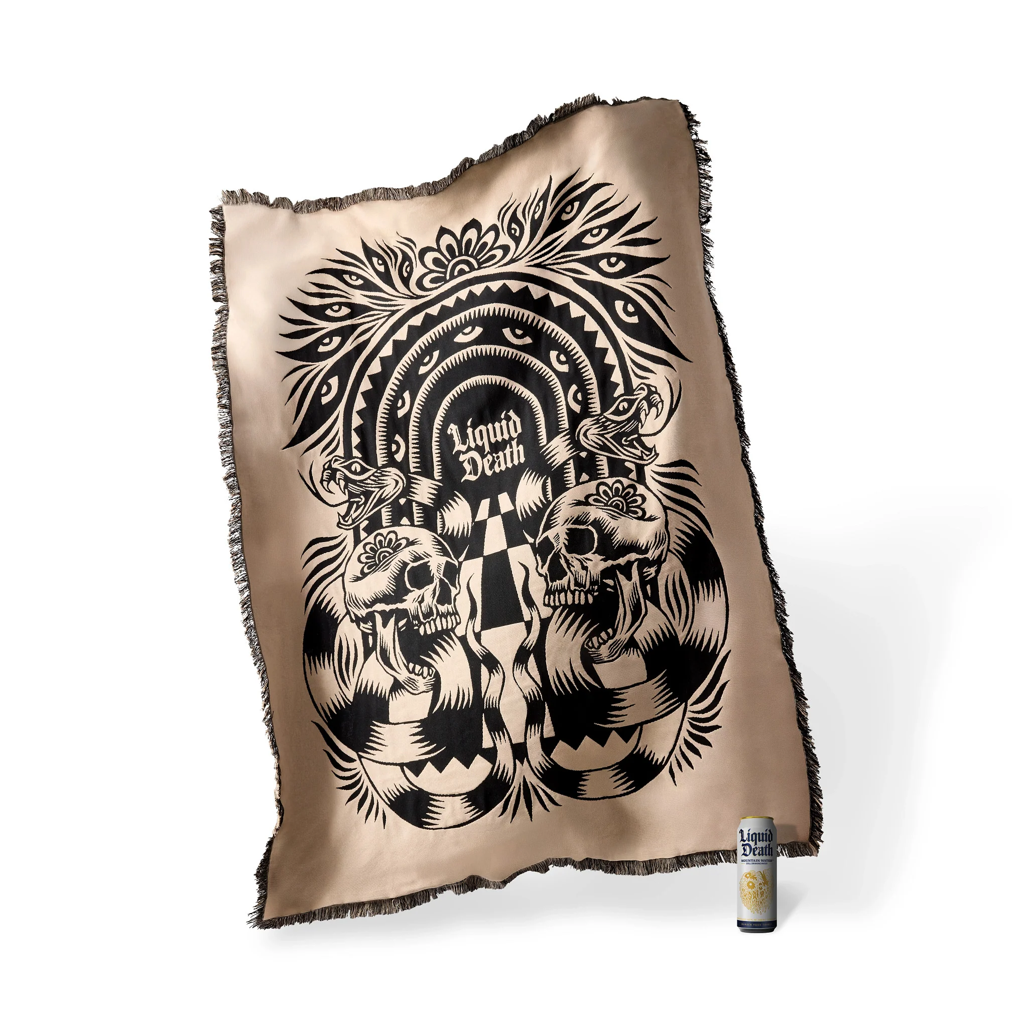 Death Charmer Woven Blanket
