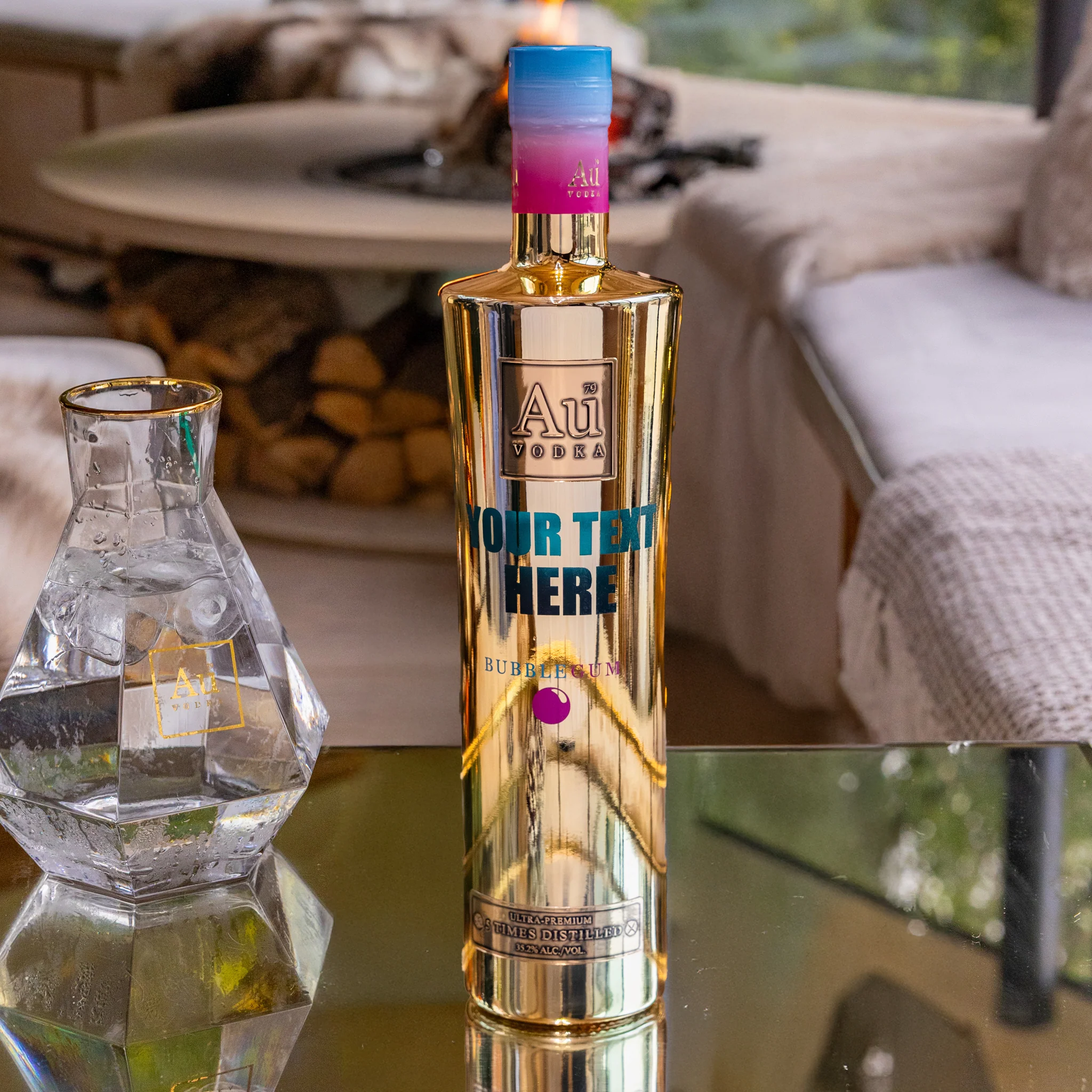 Engraved Au Vodka Bubblegum 70cl