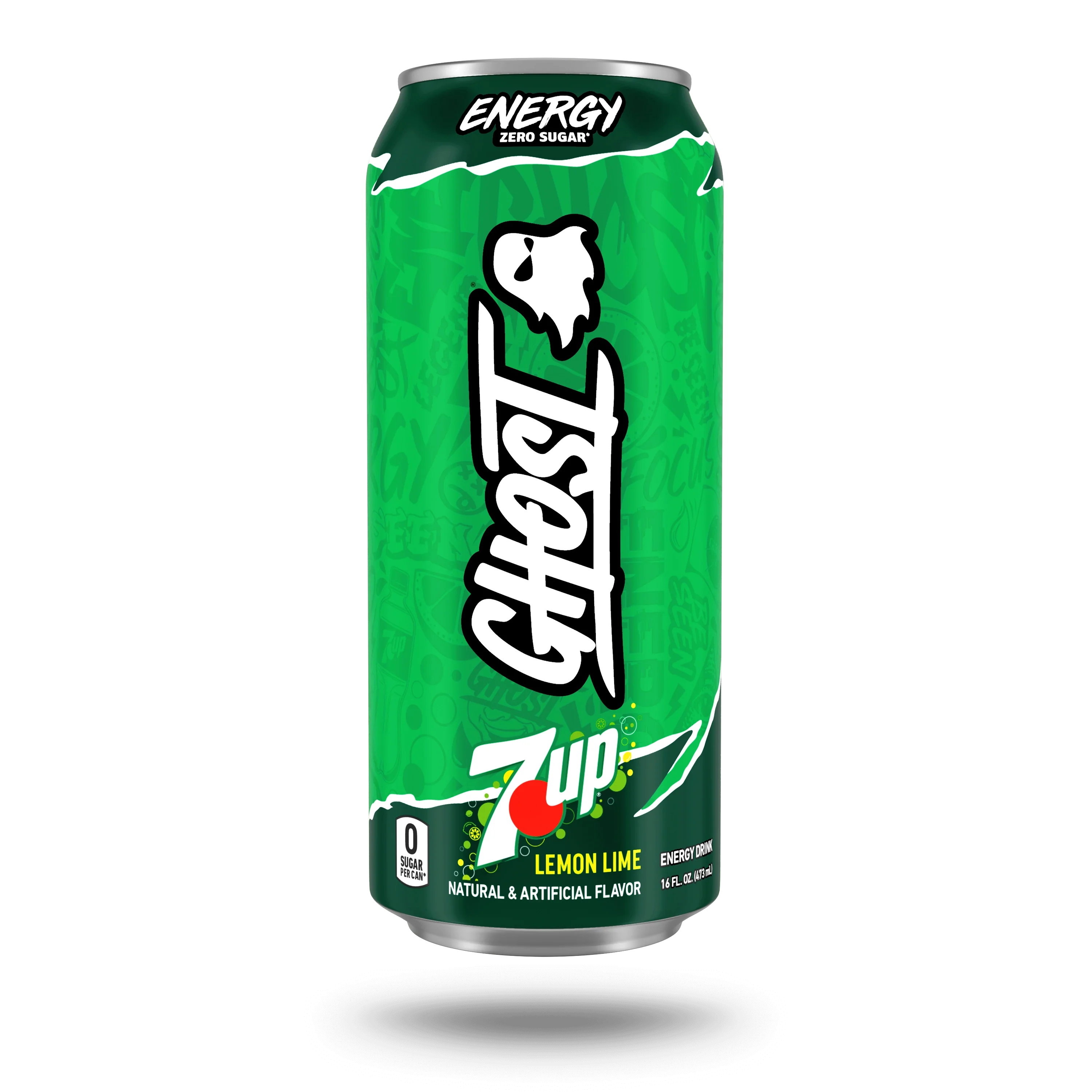 GHOST® ENERGY x 7UP® | 7UP® "LEMON LIME SODA" product image