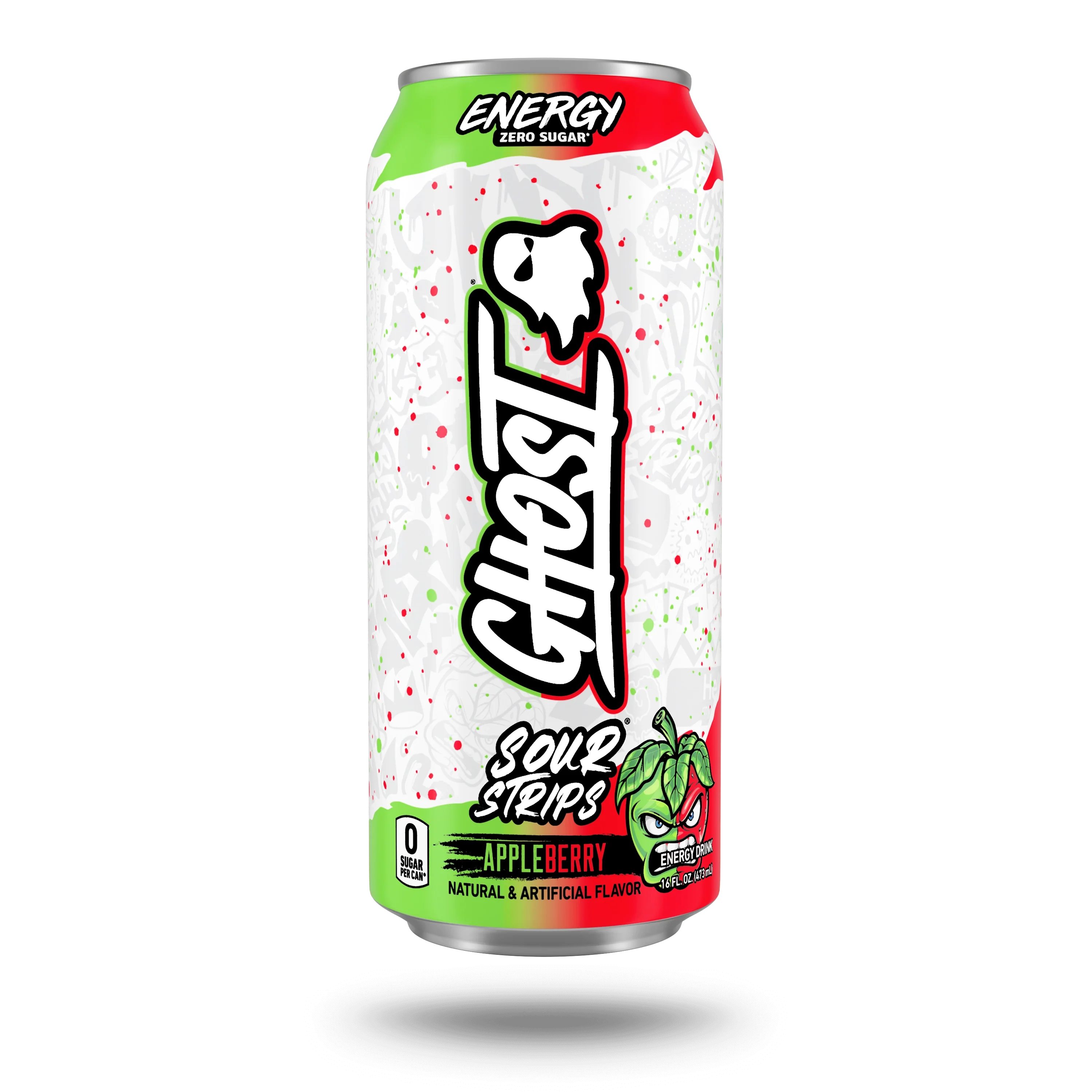 GHOST® ENERGY x SOUR STRIPS® | SOUR STRIPS® "APPLEBERRY"