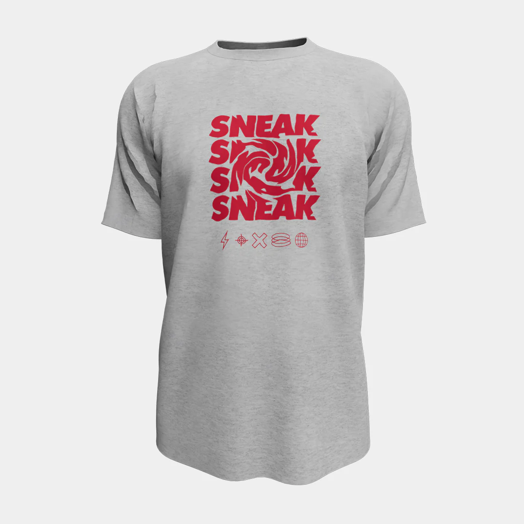 GREY SNEAK TEE - S image