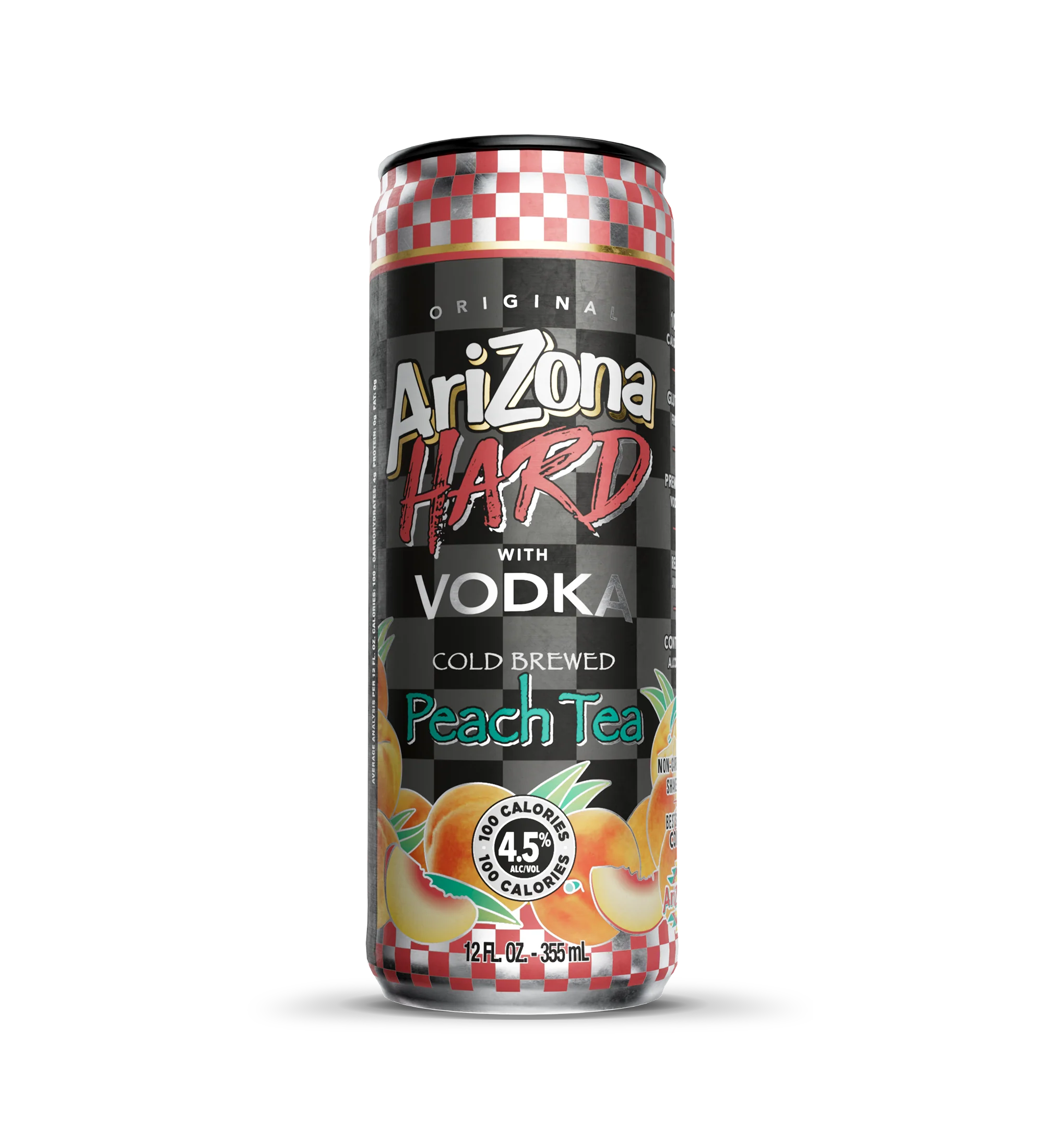 Hard with Vodka Peach Tea | 12 oz. image