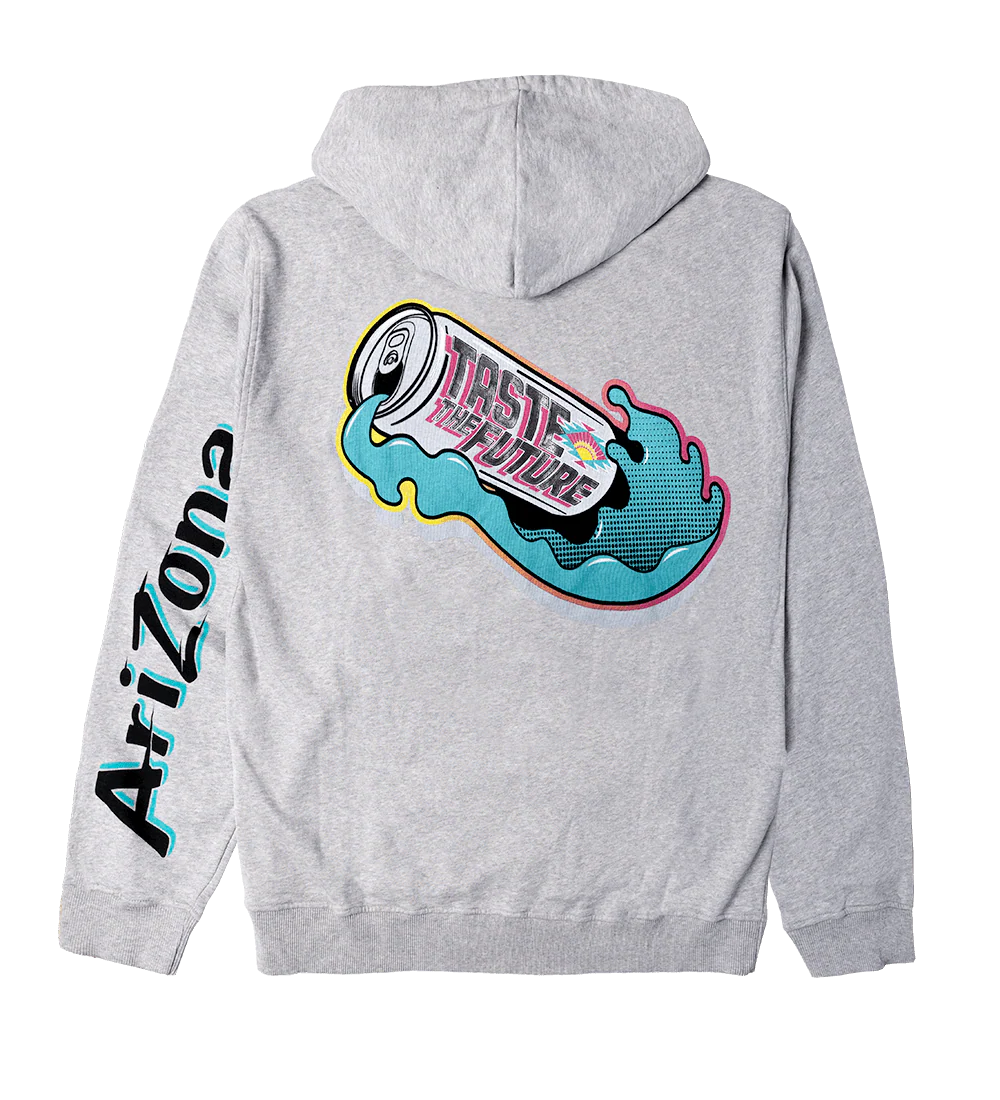 Heather Gray Taste the Future Cotton Hoodie product image