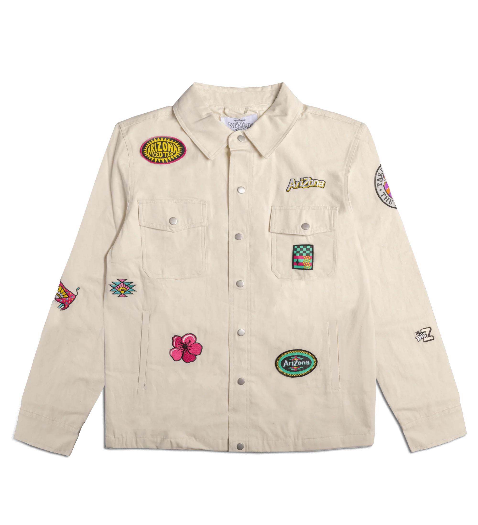 Ivory Patch Cotton Workwear Shirt product image