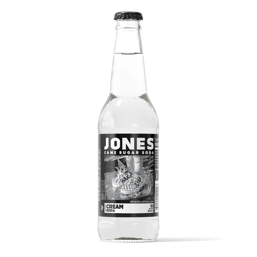 Jones Cream Soda Cane Sugar Soda product image