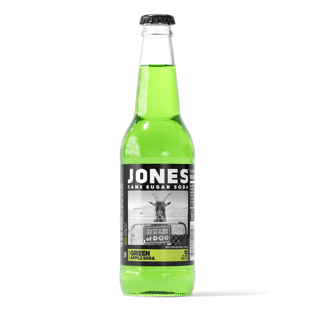 Jones Green Apple Cane Sugar Soda product image