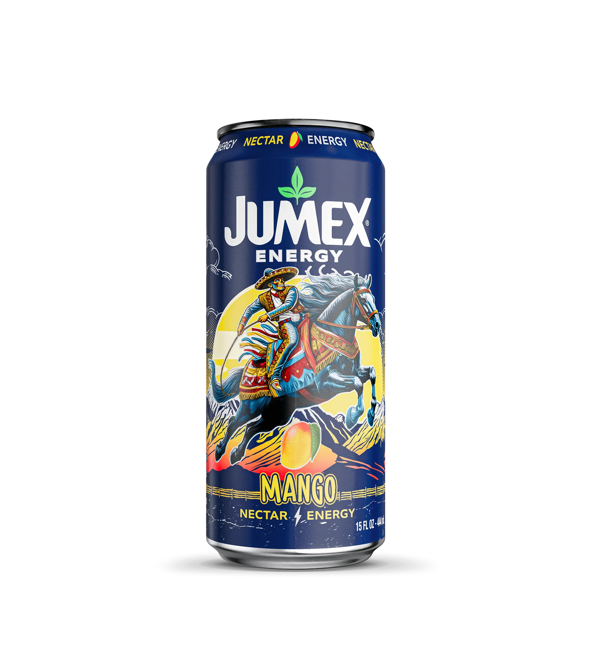 Jumex Energy Mango Nectar Drink | 15 oz. Can / 12-pack image