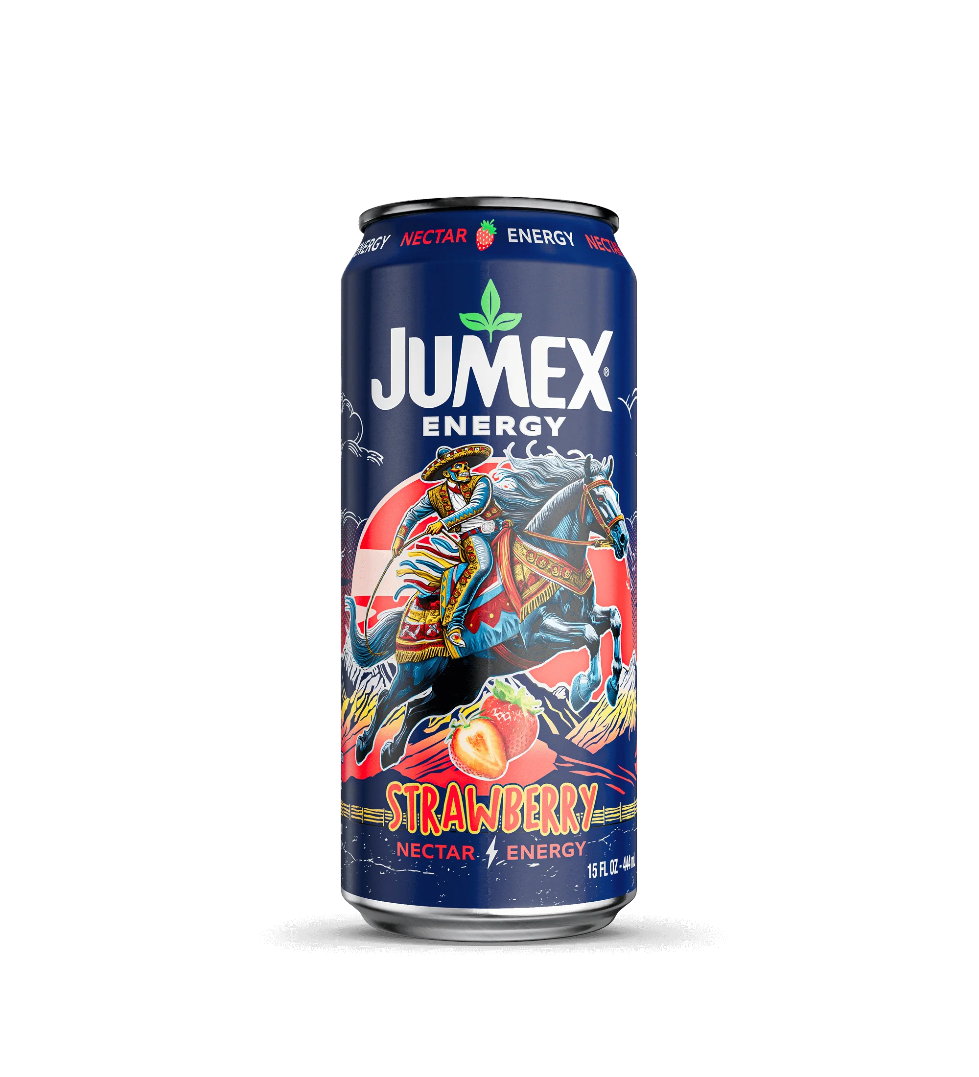 Jumex Energy Strawberry Nectar Drink | 15 oz. Can / 12-pack image
