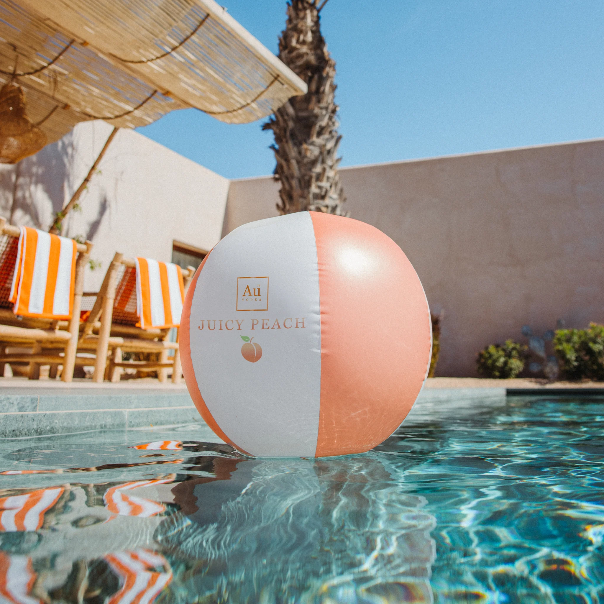 Limited Edition Au Vodka Peach Ball