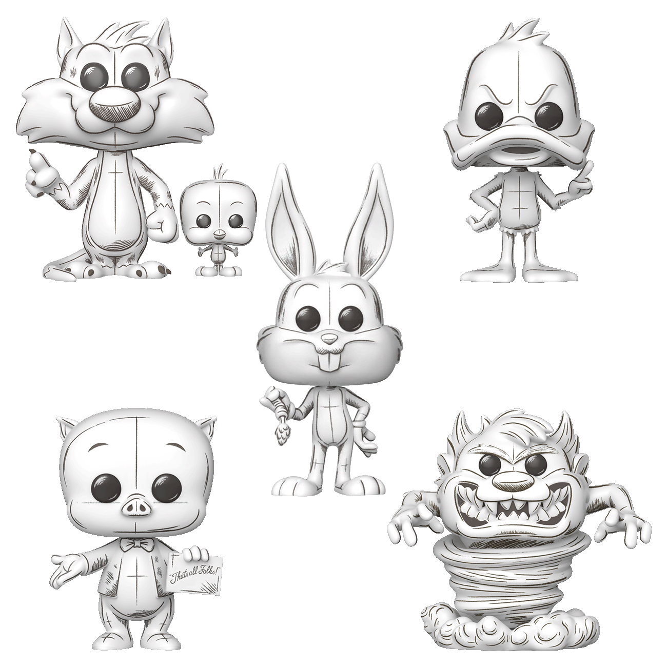 Looney Tunes Sketched Deco Bundle image