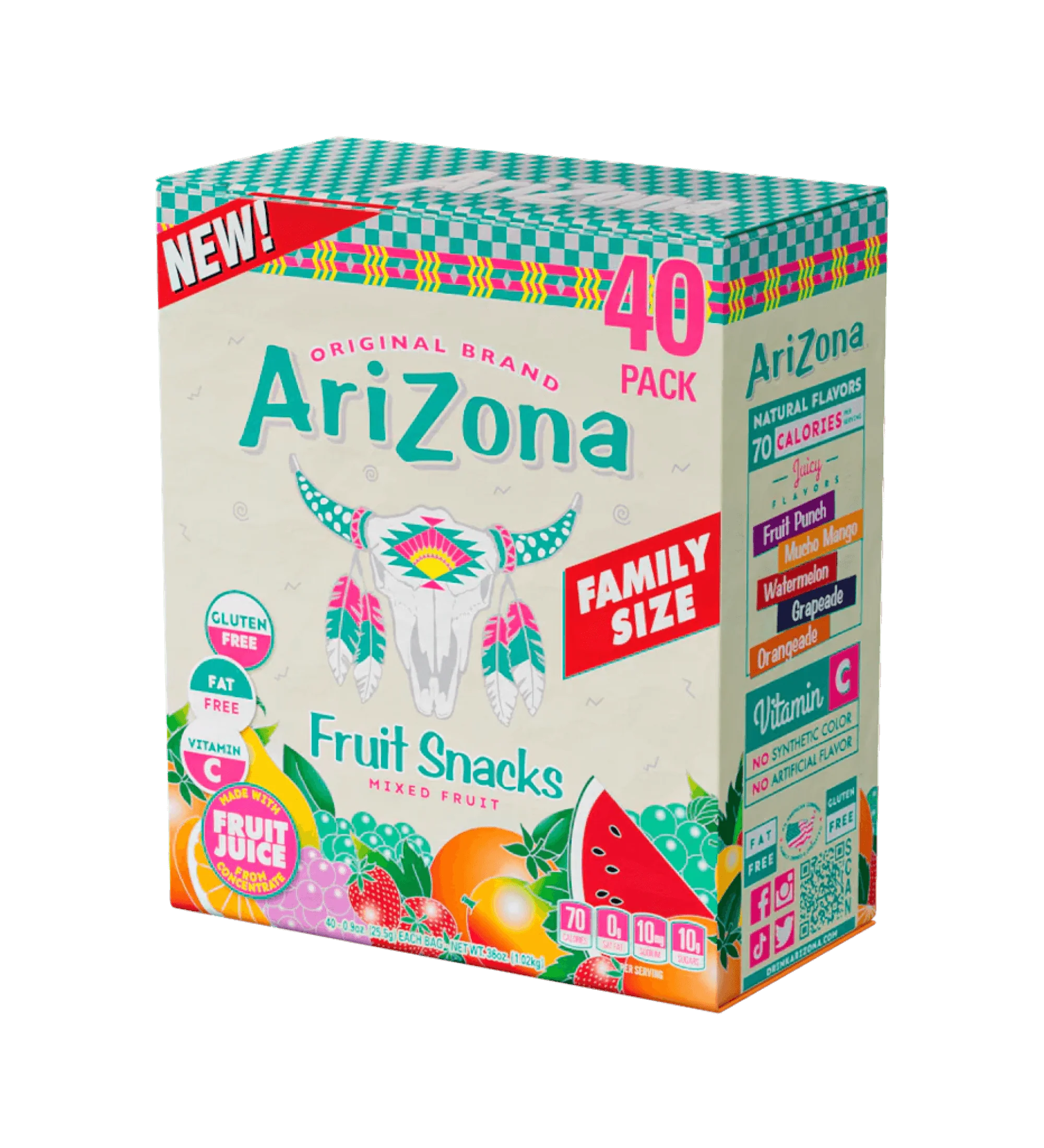 Mixed 40-Count Fruit Snacks Pack |  40 bags image