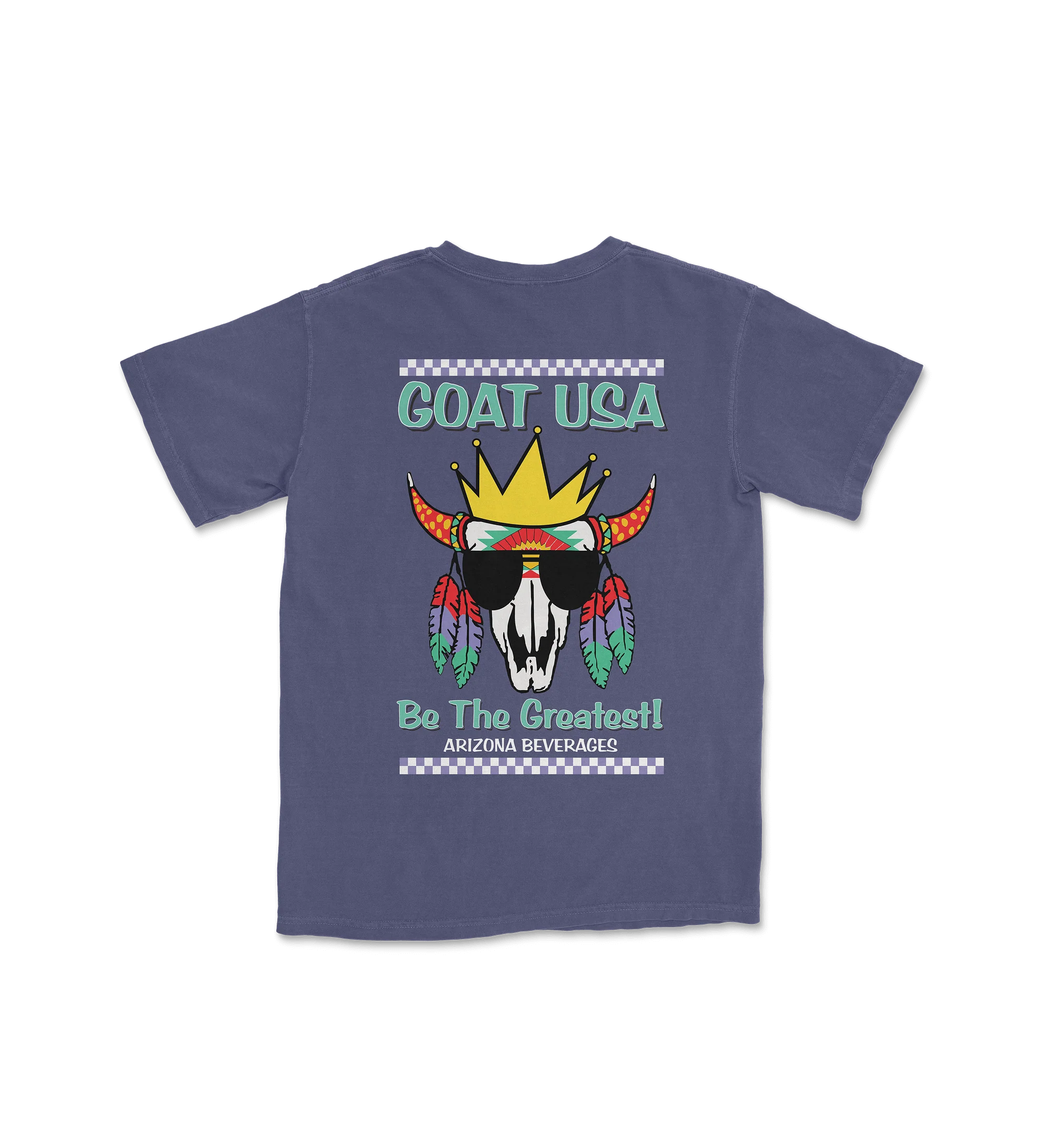 Navy Cow Skull Cotton-Blend T-Shirt | Youth product image