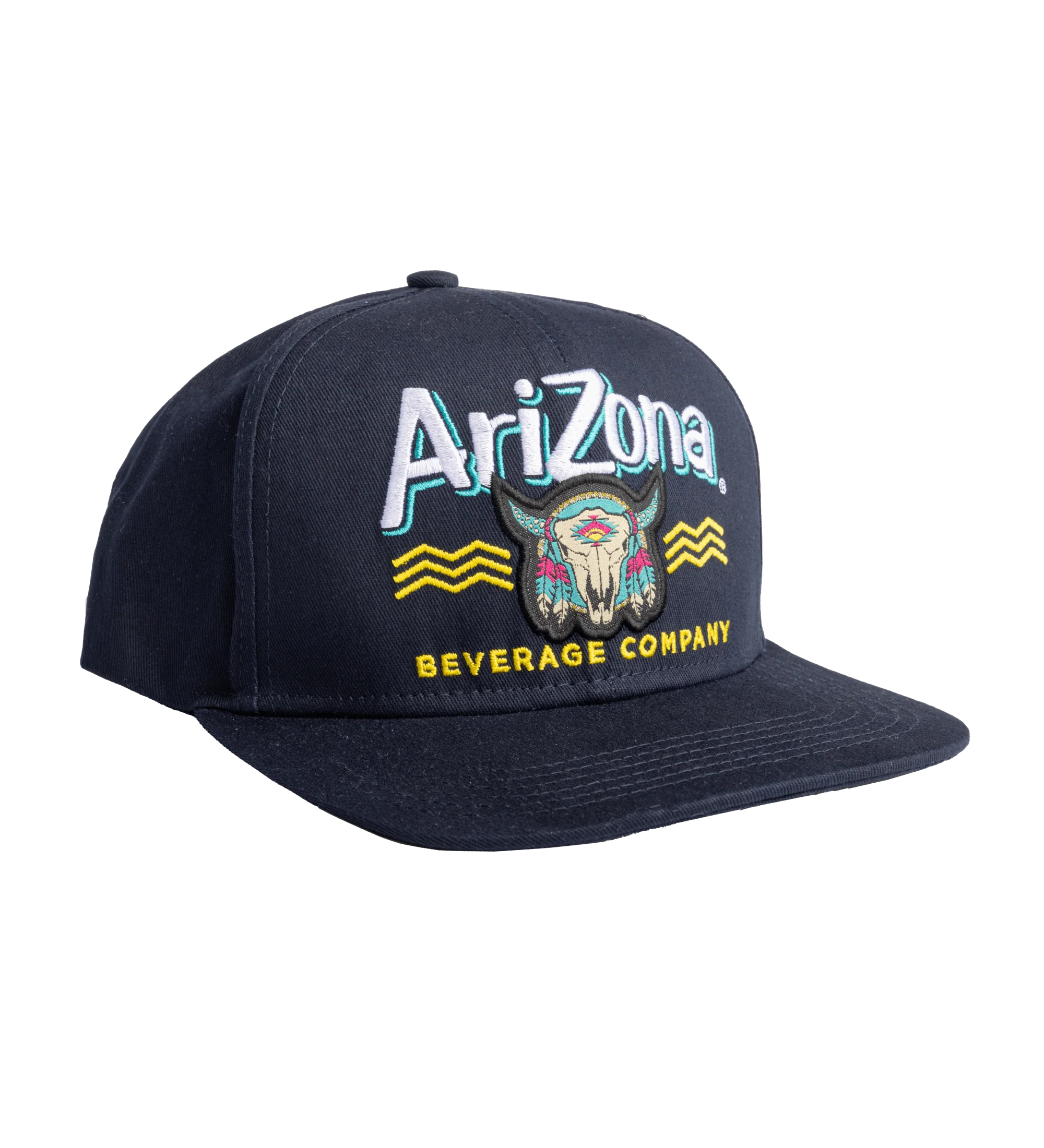 Navy Logo Snapback Hat image