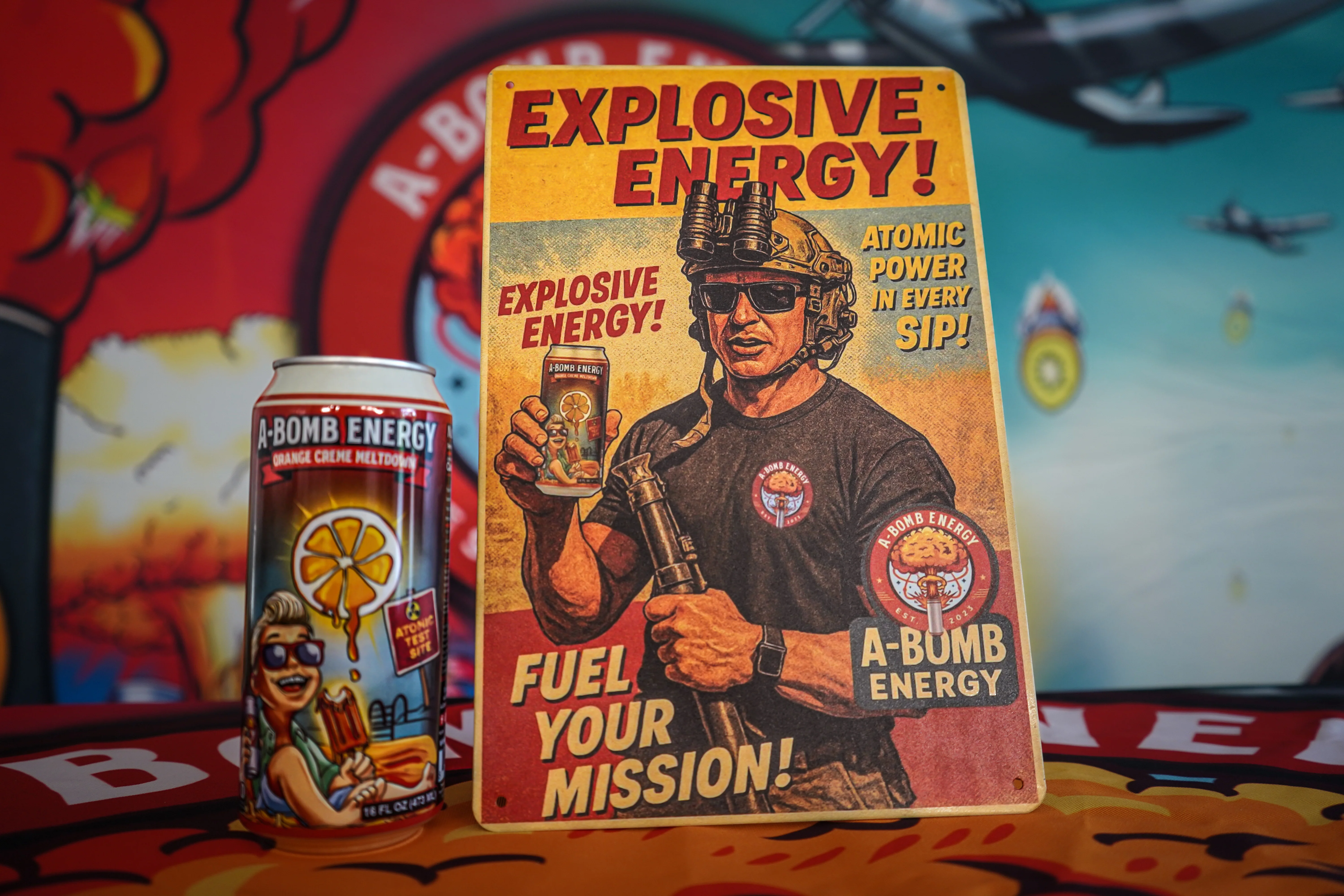 Original Atomic CEO Metal Sign product image