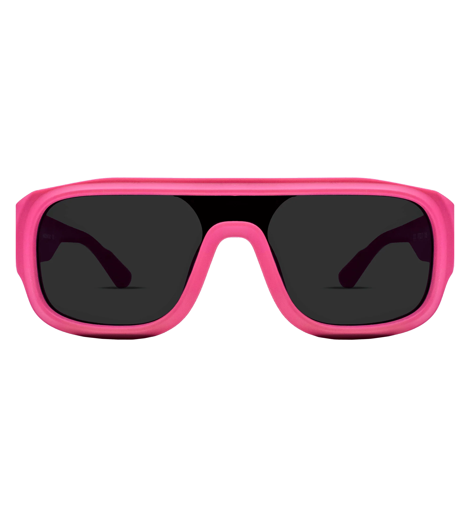 Pink & Black 57 MM Shield Sunglasses image