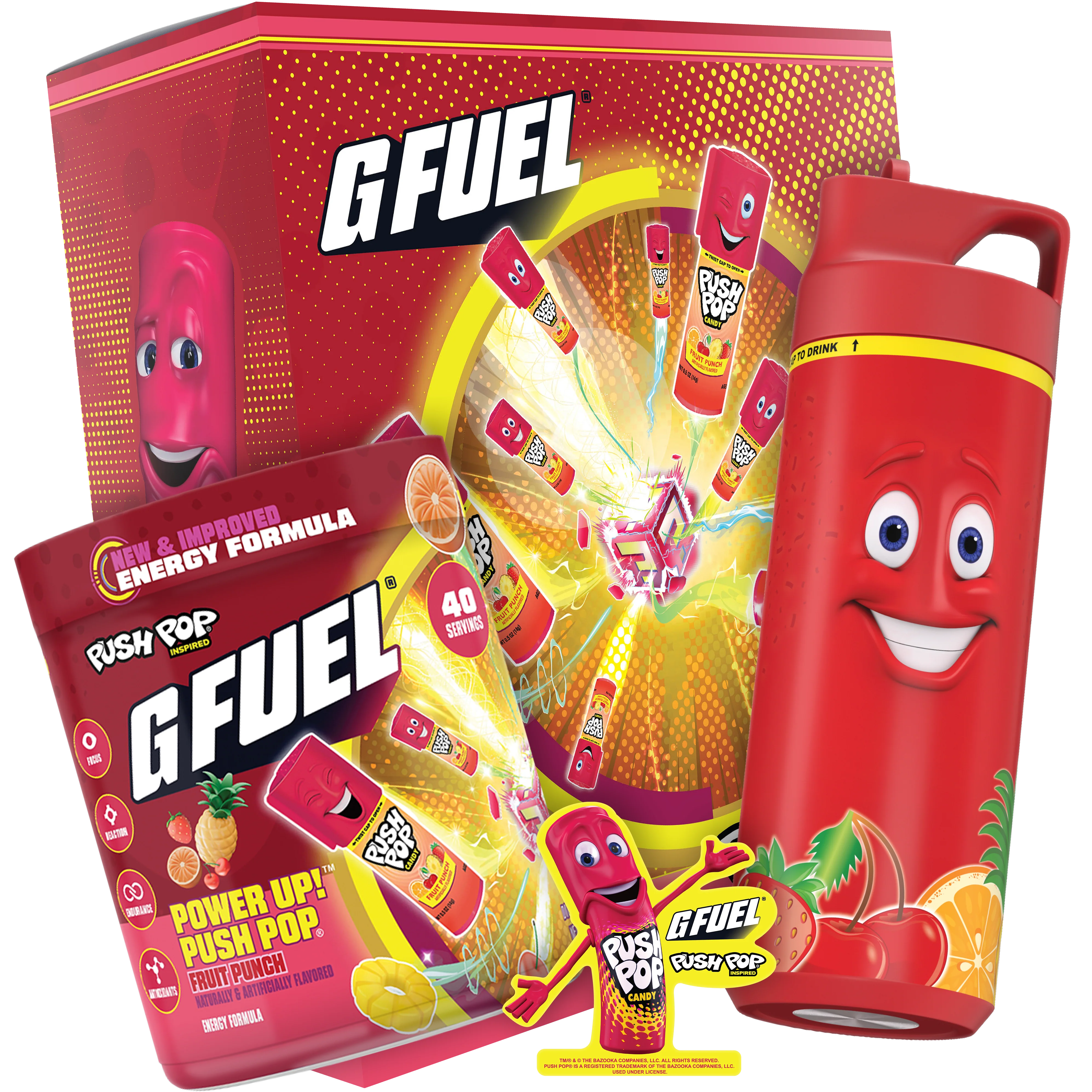 Power Up! Push Pop Collector's Box