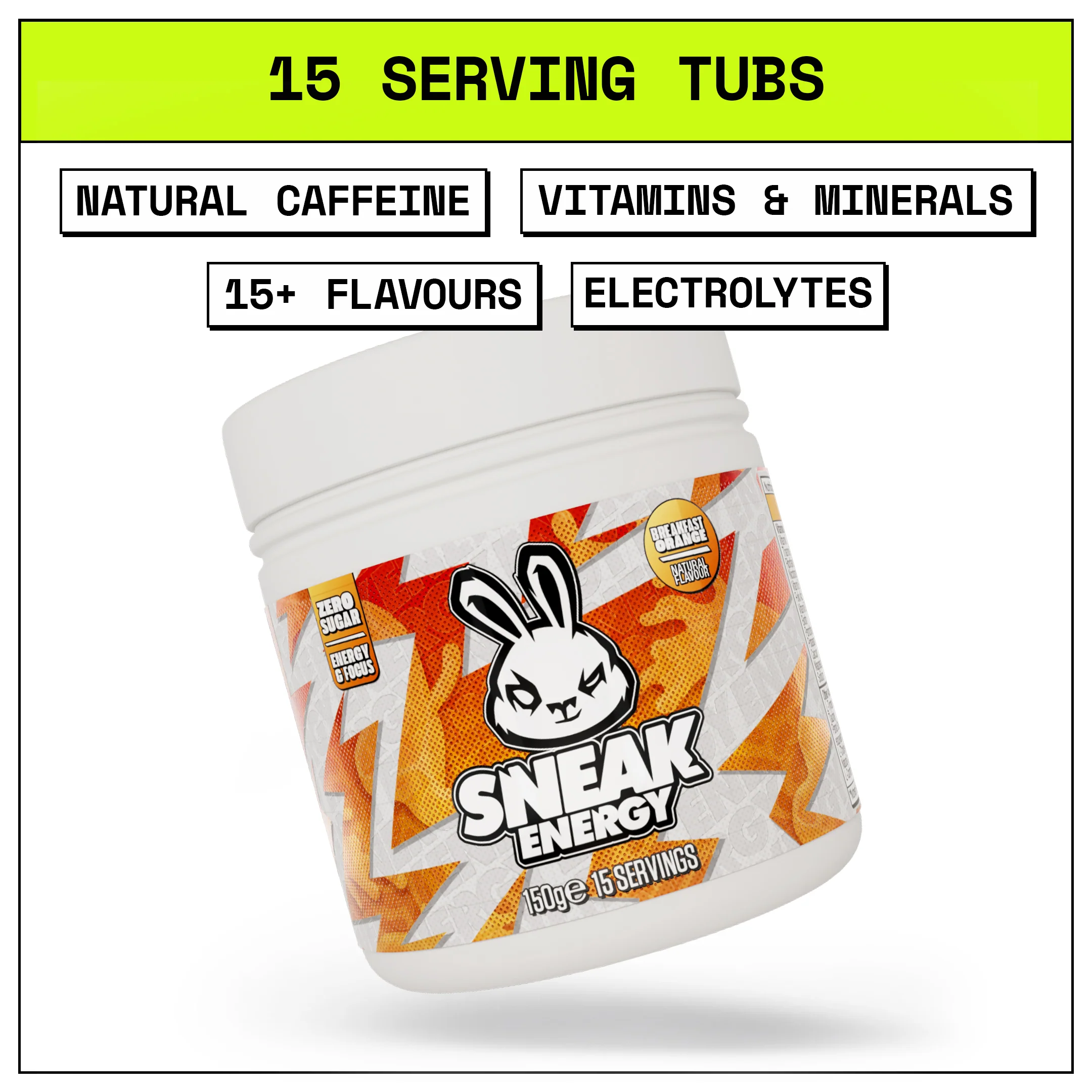 Sneak Energy 15 Serving Tubs image