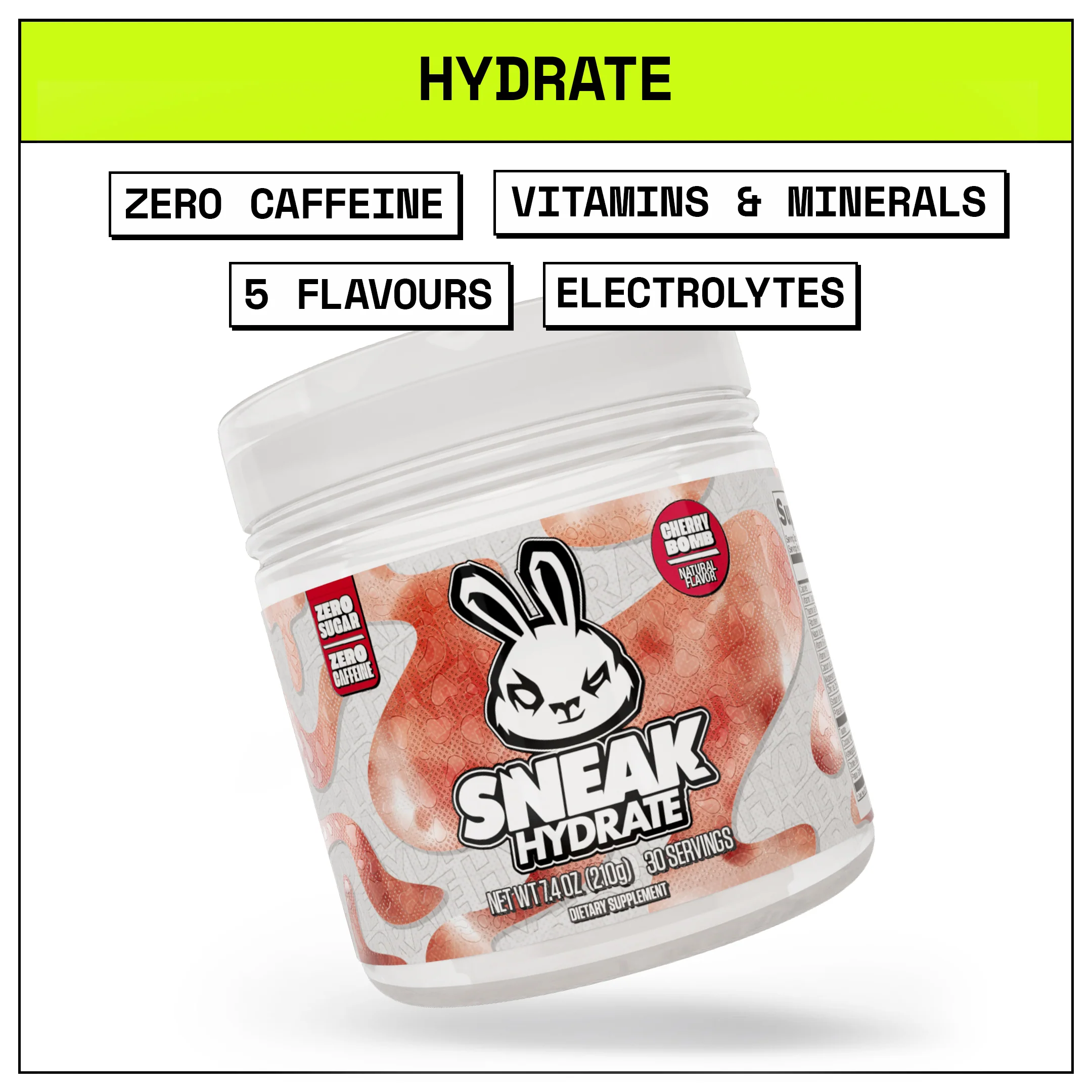 Sneak Hydrate 30 Serving Tub image