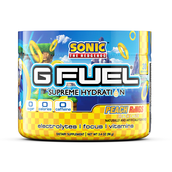 Sonic's Peach Rings Supreme Hydration