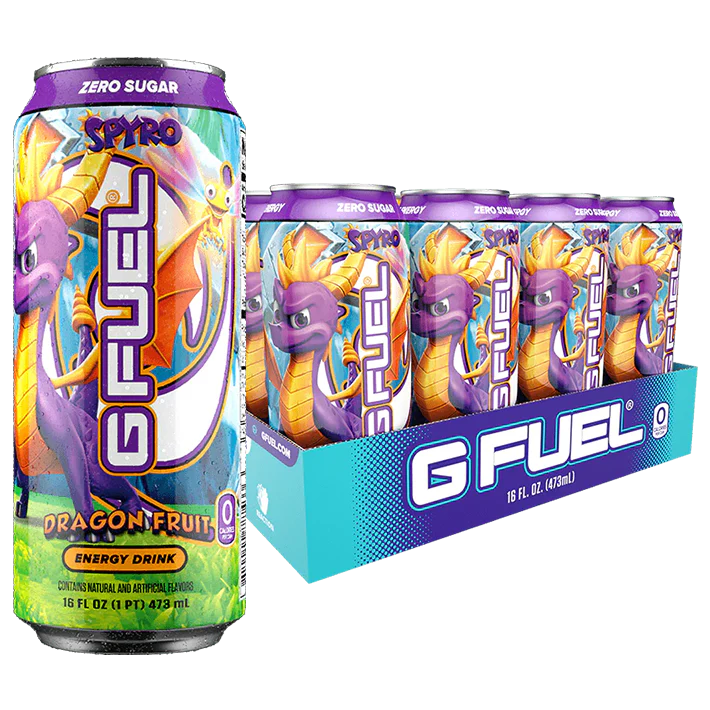 Spyro's Dragon Fruit Cans