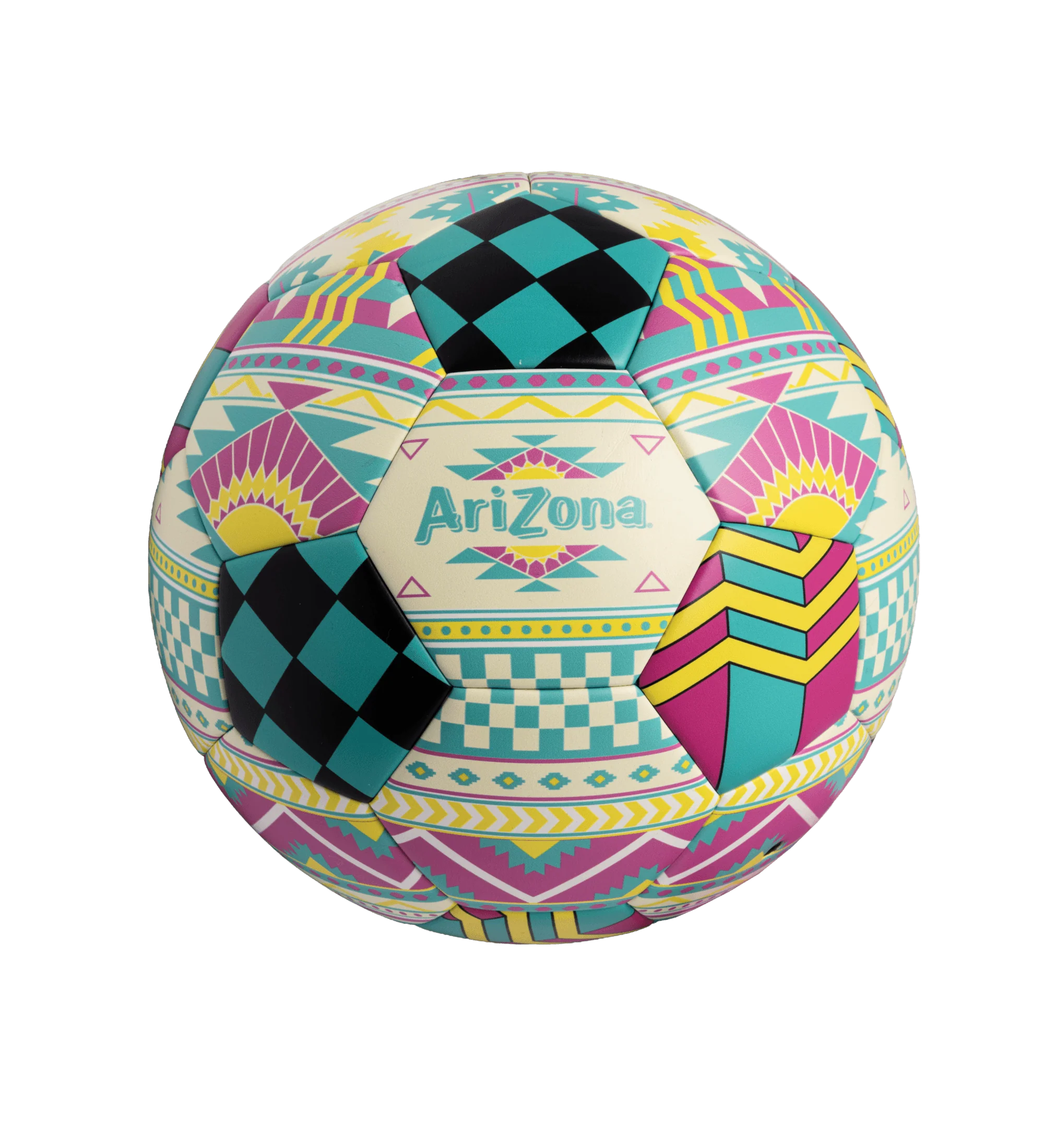 Teal Multi-Print Soccer Ball product image