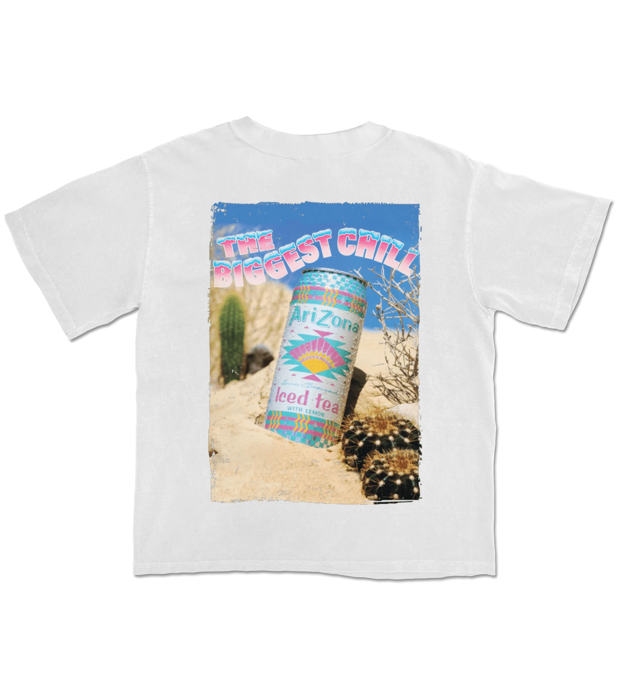 White The Biggest Chill Cotton T-Shirt image