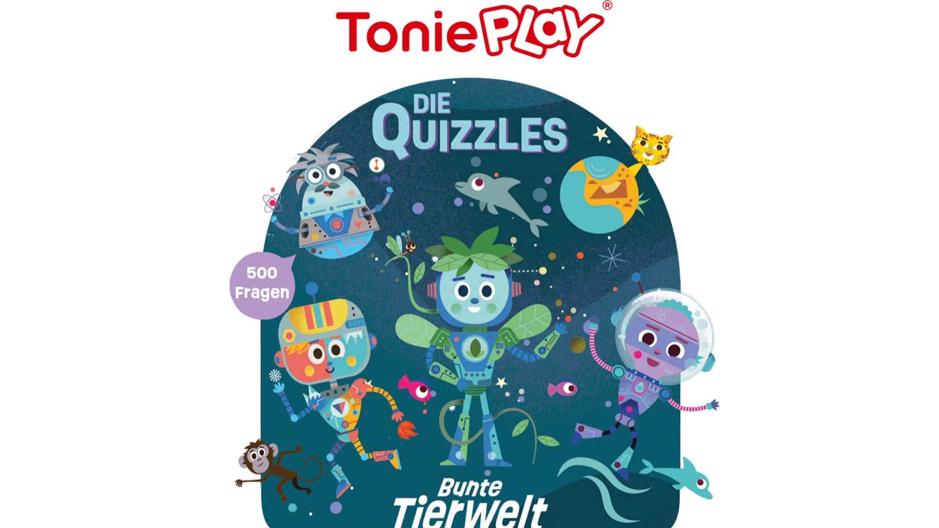 Tonieplay - Quiz - Die Quizzles: Bunte Tierwelt