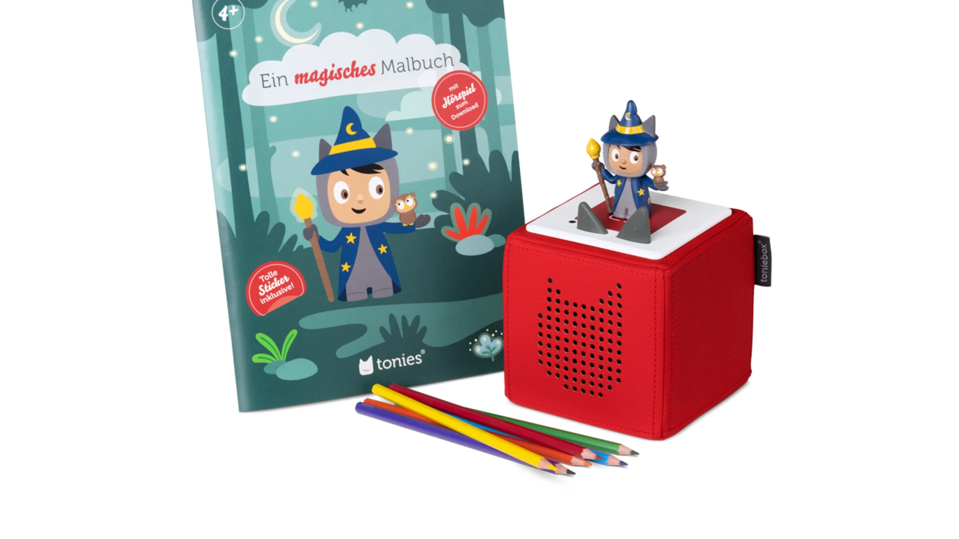 Ein magisches Malbuch + Kreativ-Tonie Zauberer - Freundschaftstag im Zauberwald product image