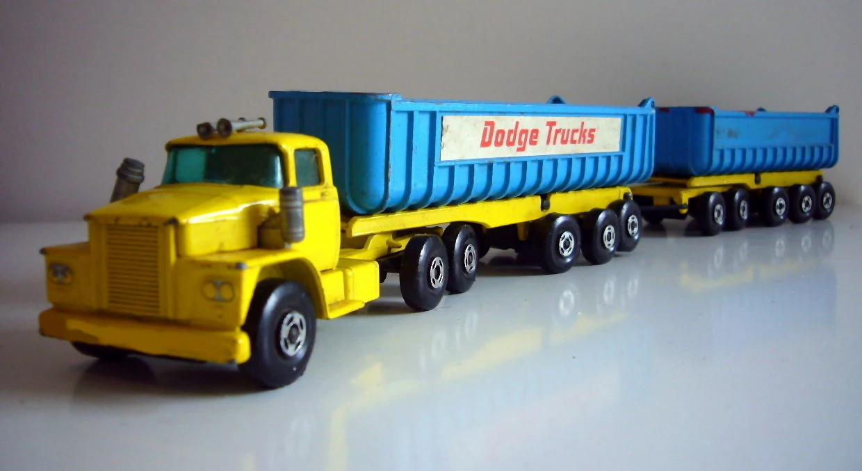 Dodge Tractor with Fruehauf Tippers image